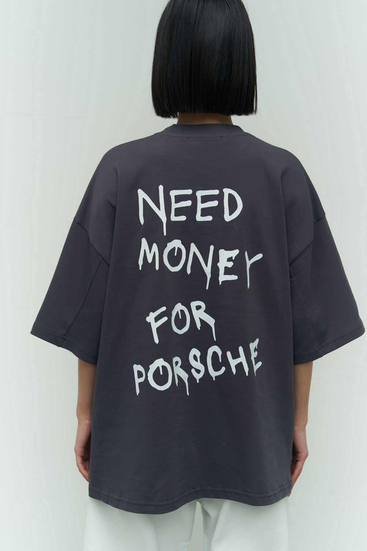 Need Money Anthracite Oversize T-Shirt