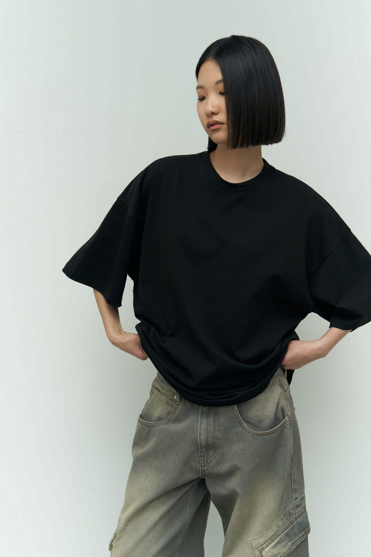 Need Money Siyah Oversize T-shirt