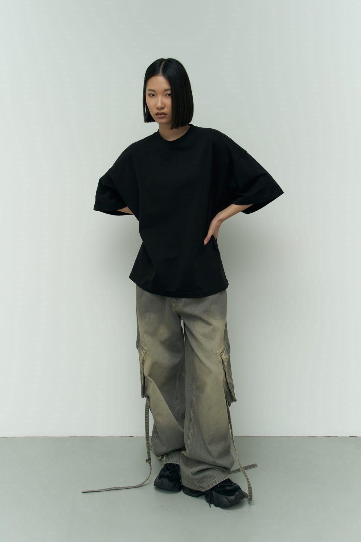 Need Money Siyah Oversize T-shirt