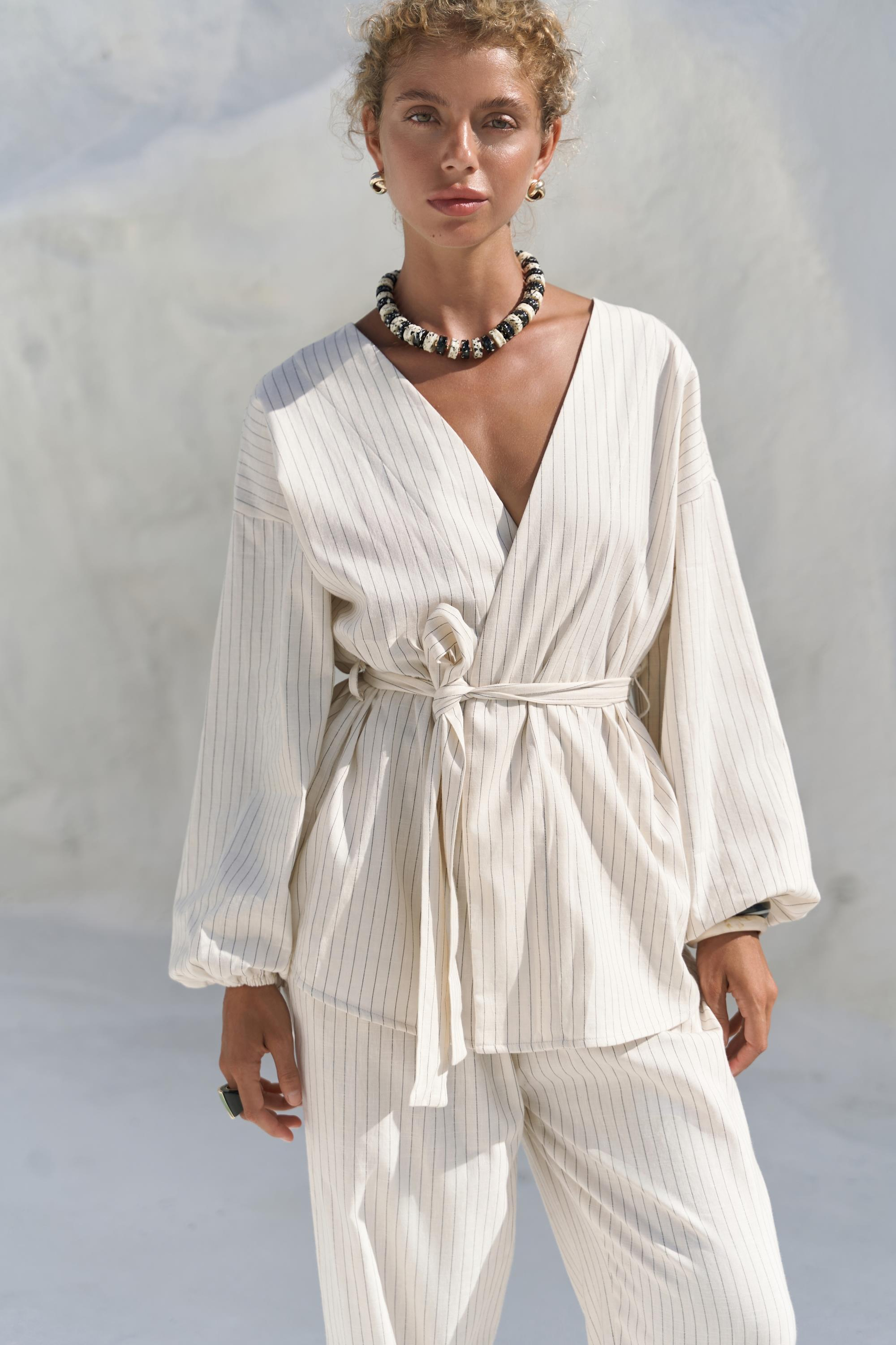 Neva Bej Kimono Pantolon Takım