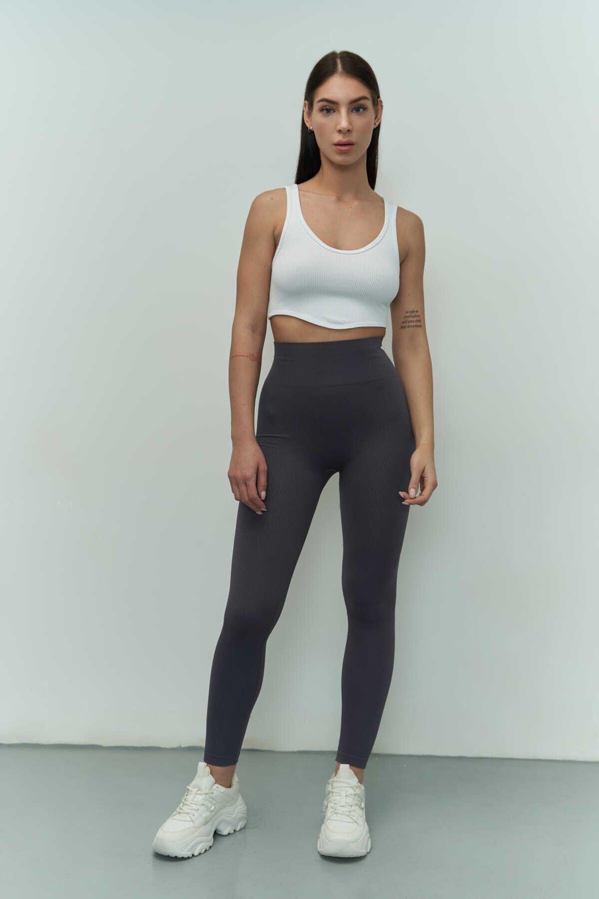 Mai Collection Niko White Corduroy Crop