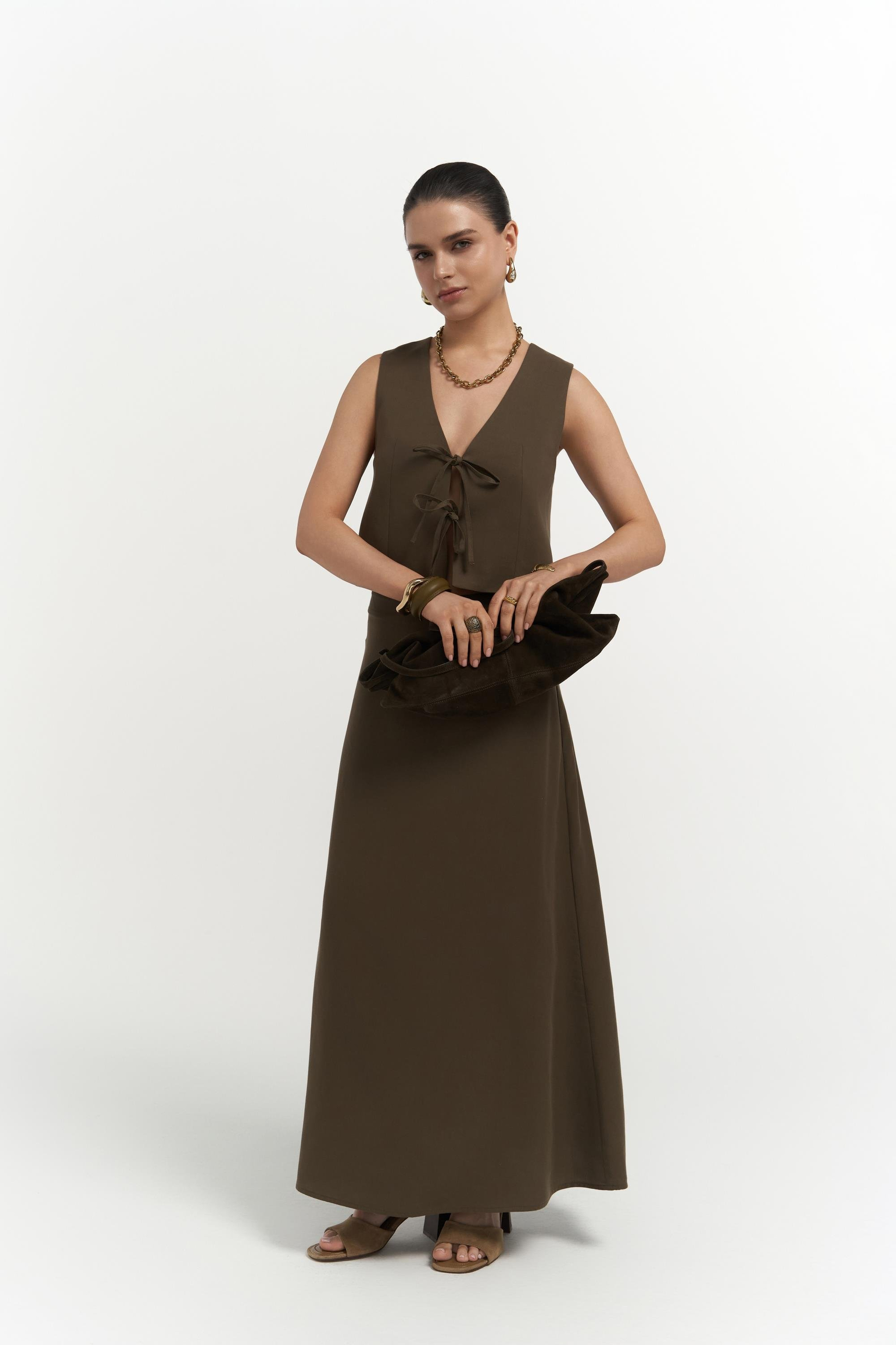 Orsha Haki Yelek Etek Takım