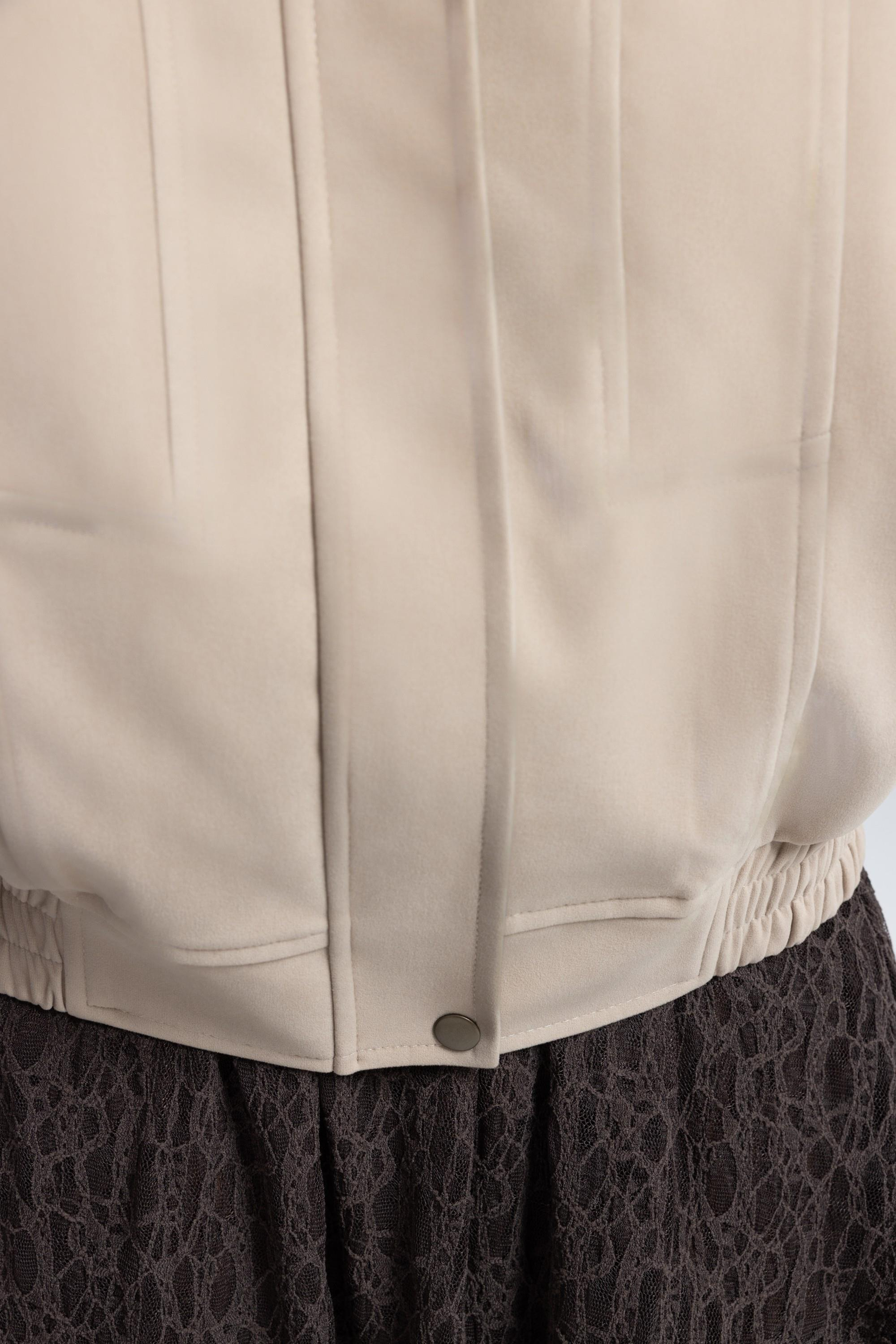 Osea Unısex Bej Bomber Ceket