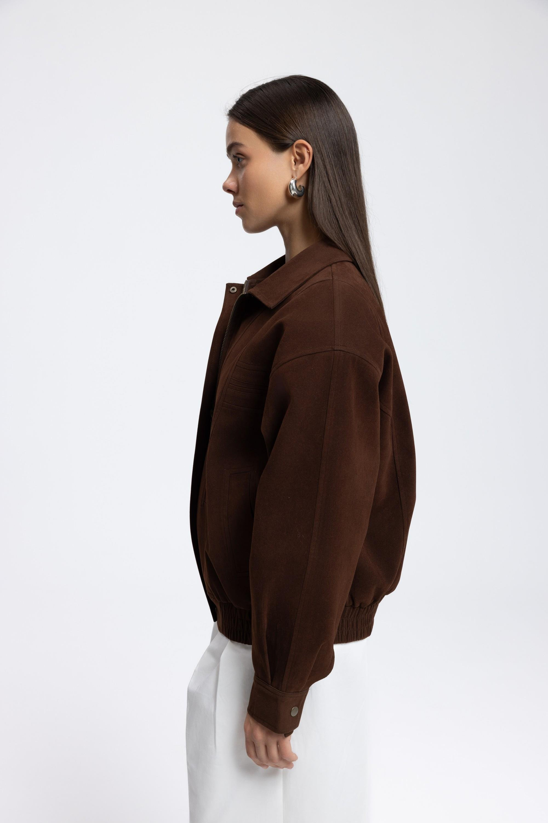 Osea Unisex Kahve Bomber Ceket