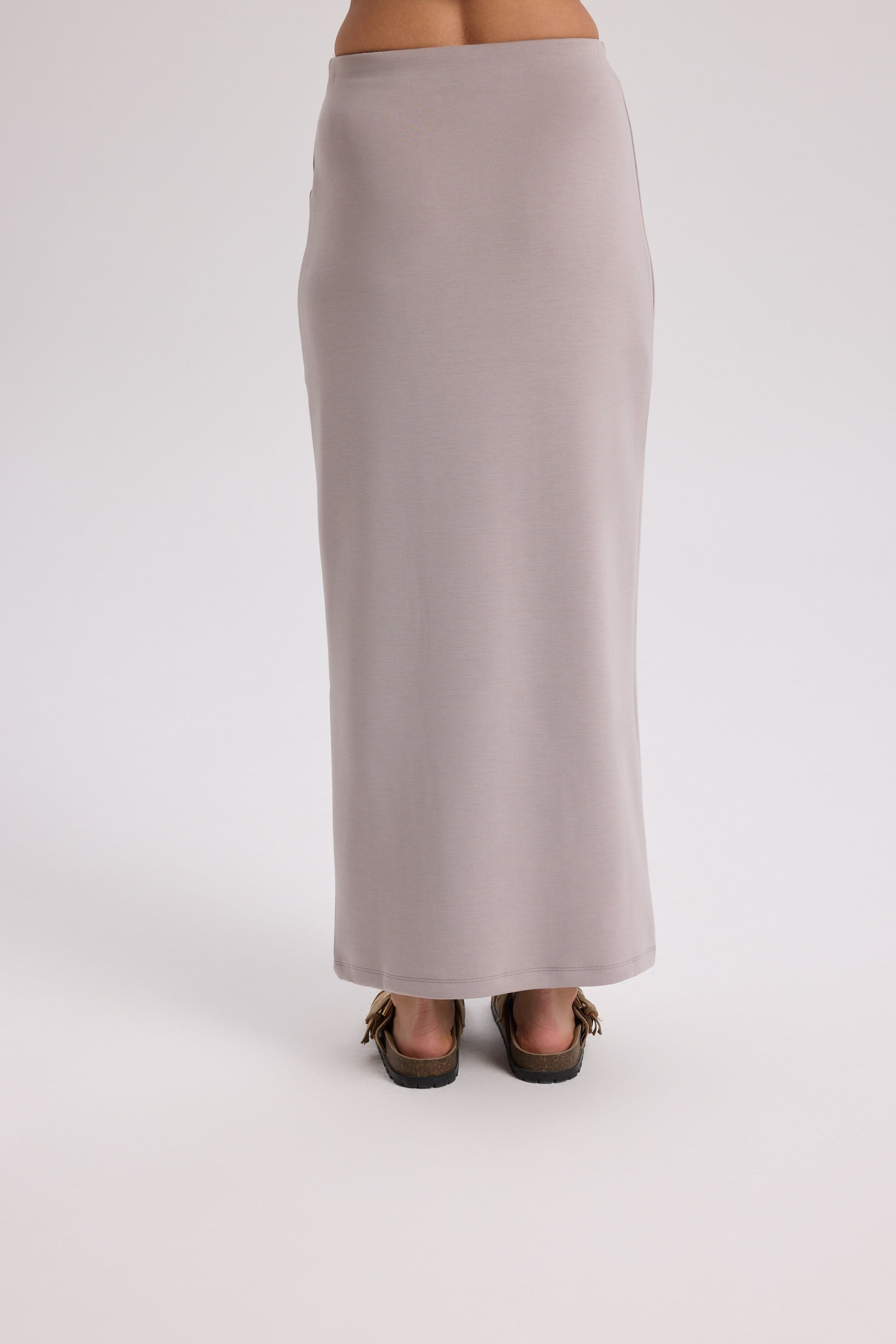 Paloma Taupe Crop Skirt Set