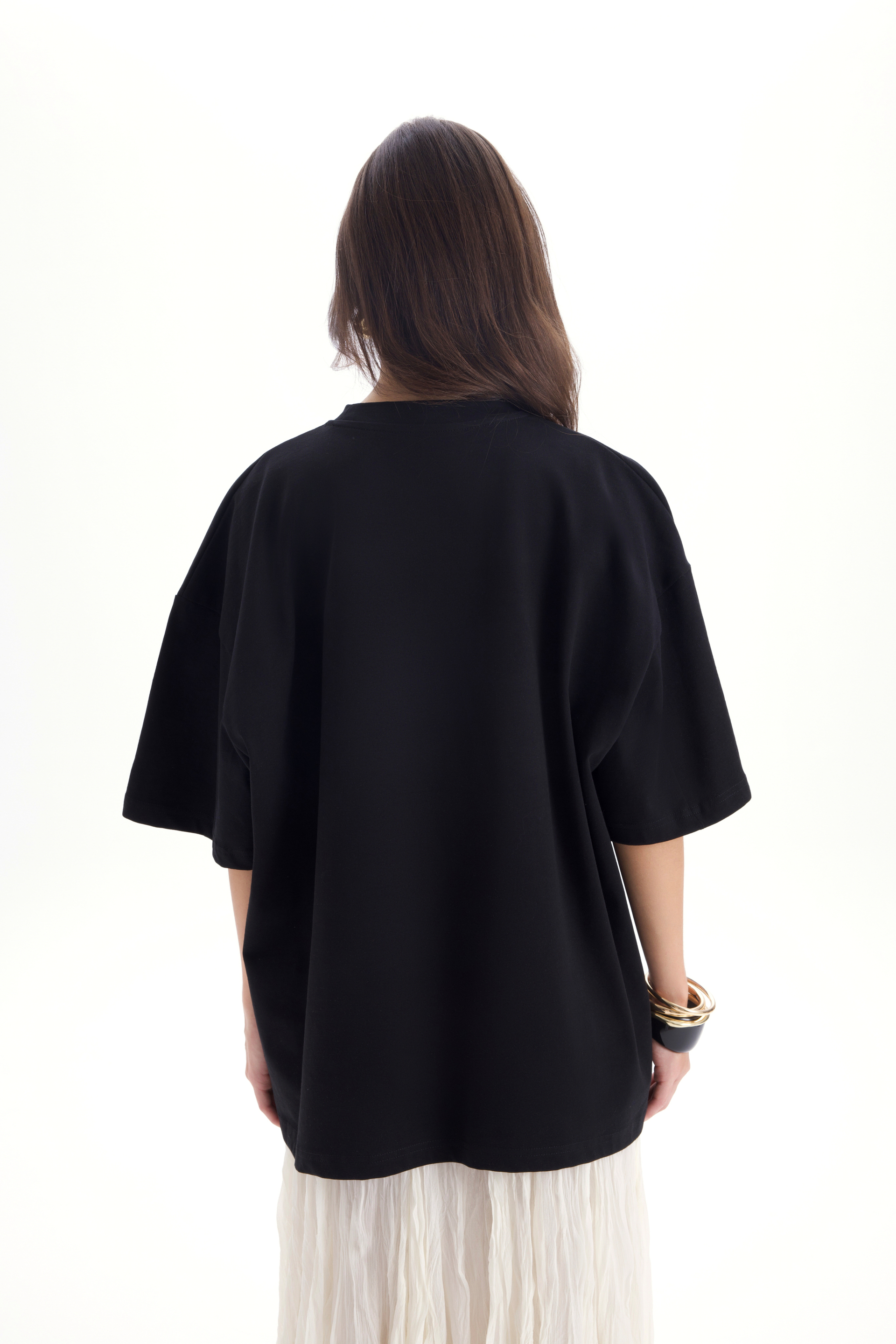 Panthera Oversize Siyah T-Shirt