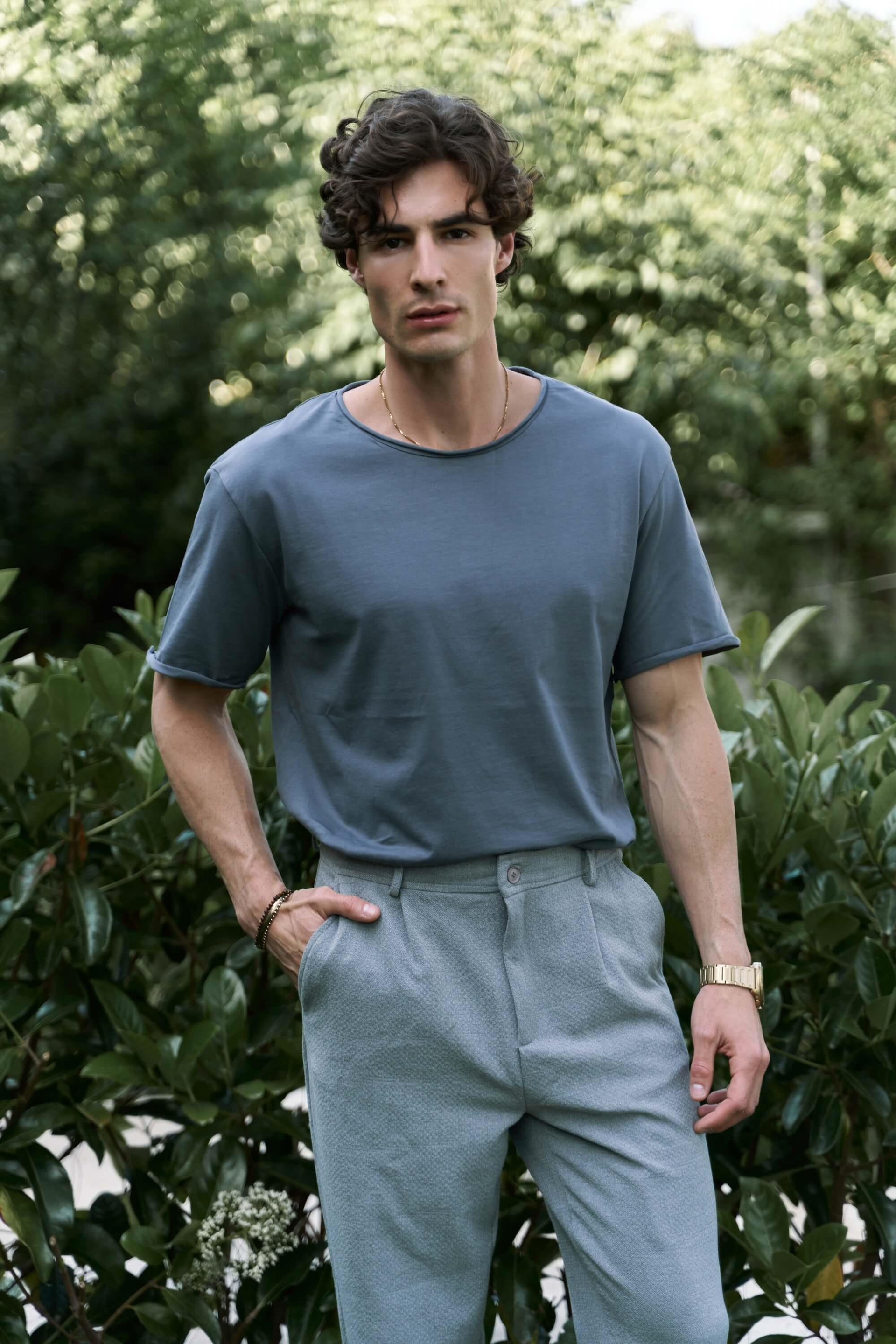 Pierce Men's Dark Gray T-Shirt