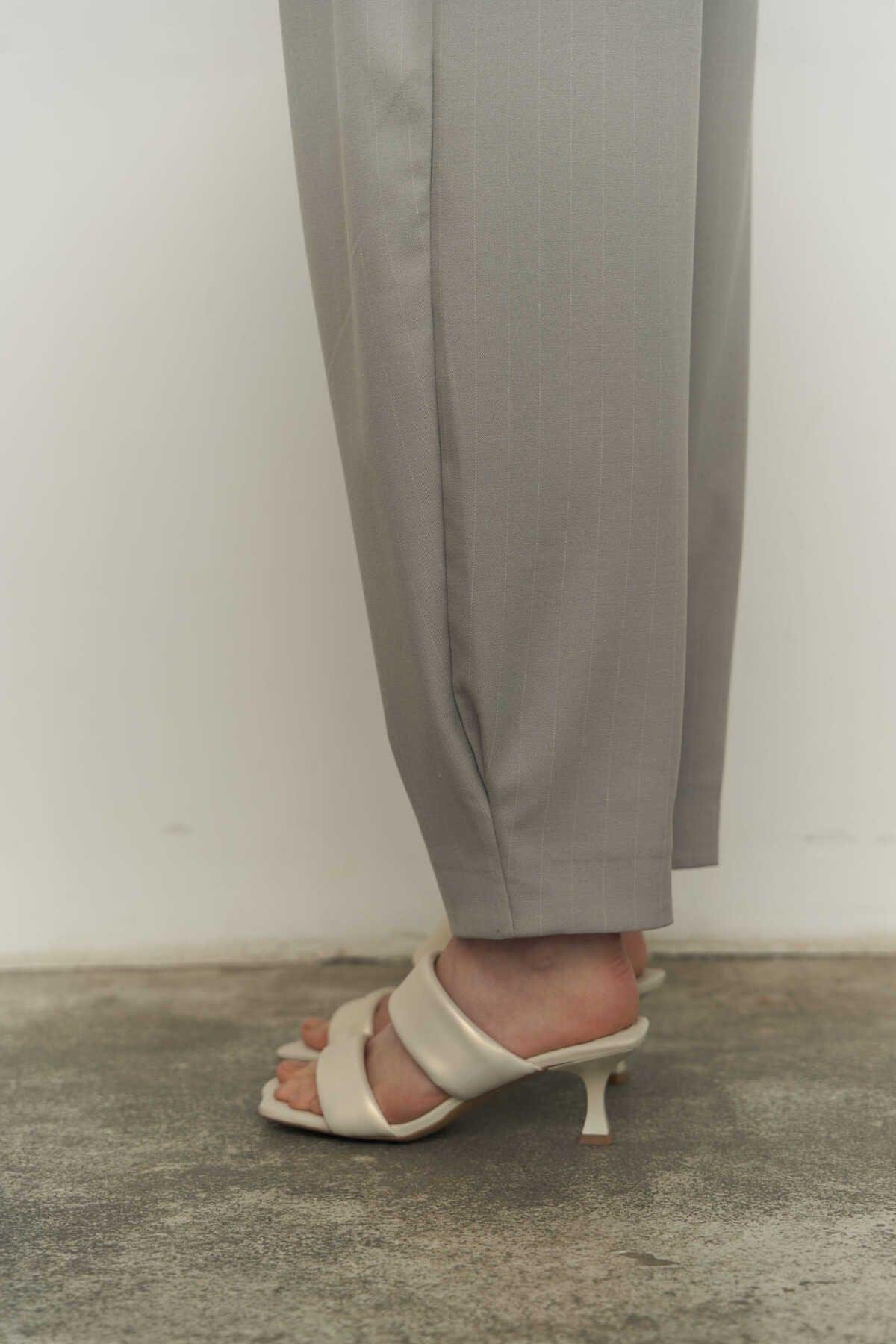 Polly Gri Üçlü Ceket Takım