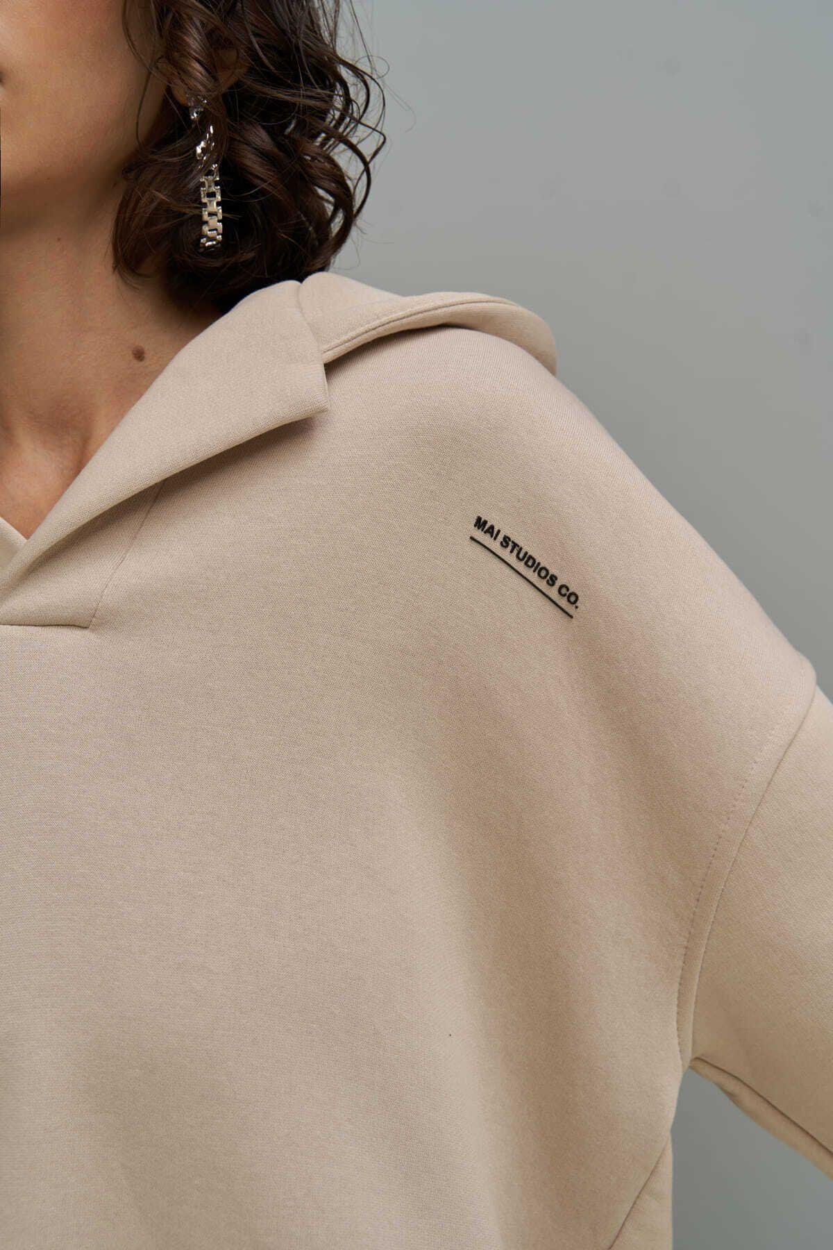 MCLLCTN Polo Bone Hoodie Sweatshirt