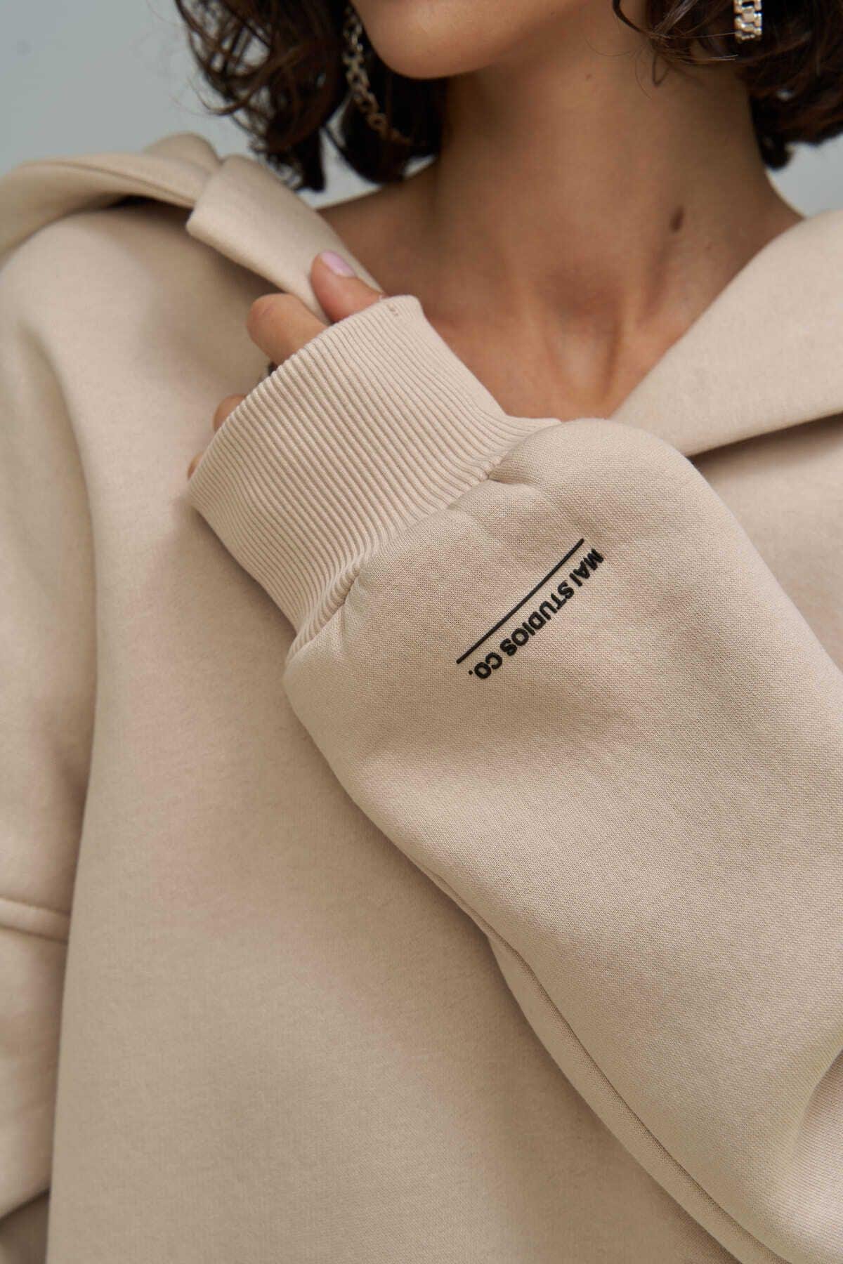 MCLLCTN Polo Bone Hoodie Sweatshirt