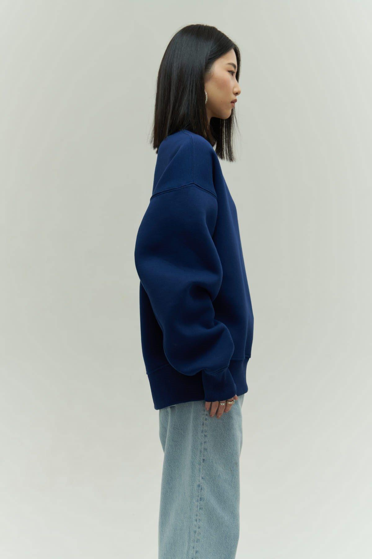 Princess Lacivert Oversize Sweatshirt