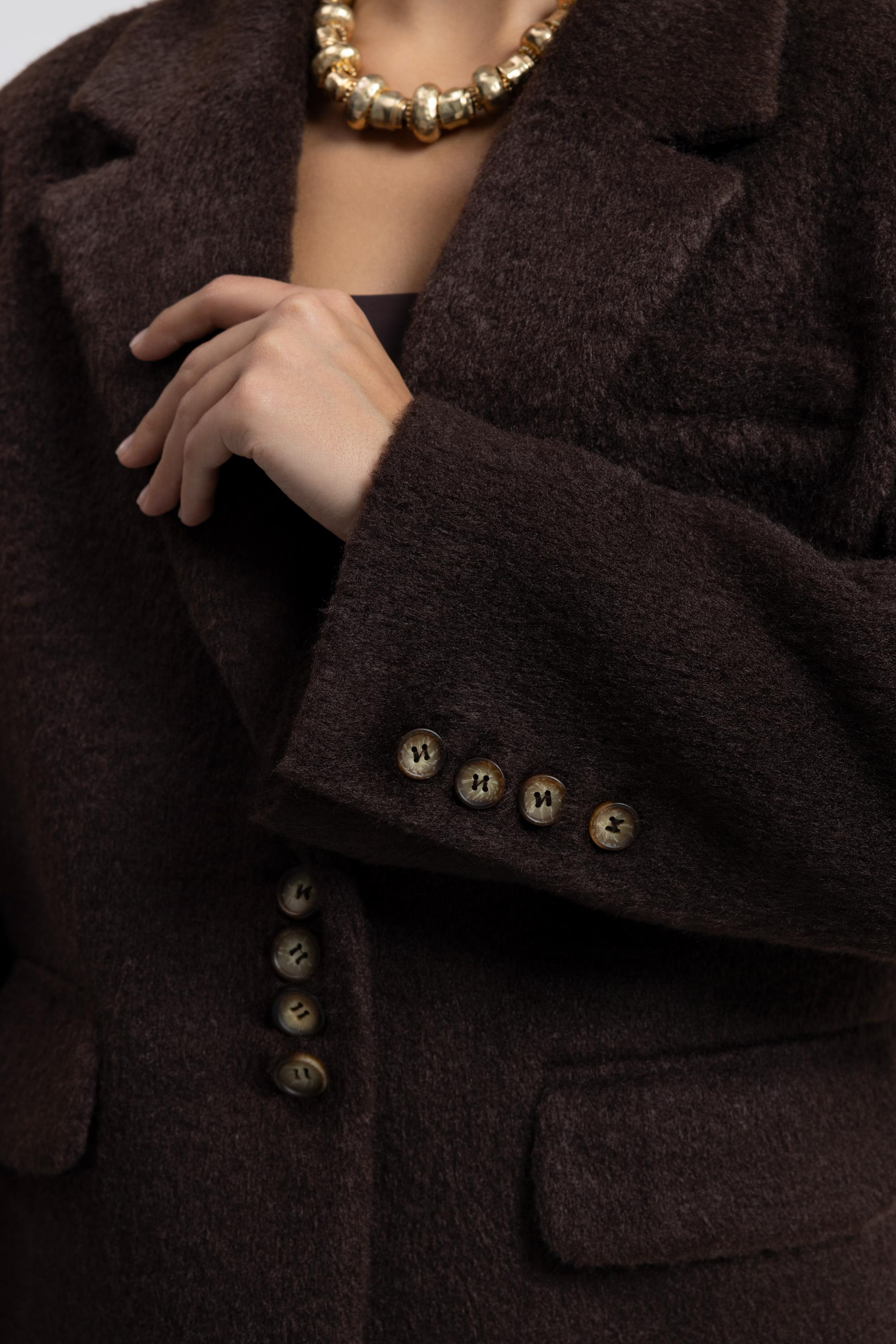 Proenza Koyu Kahve Blazer Ceket