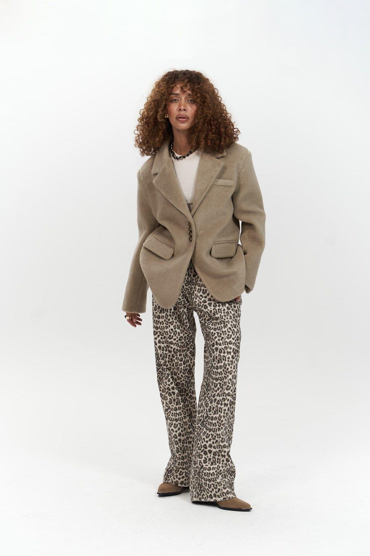 Mai Collection Proenza Light Brown Blazer