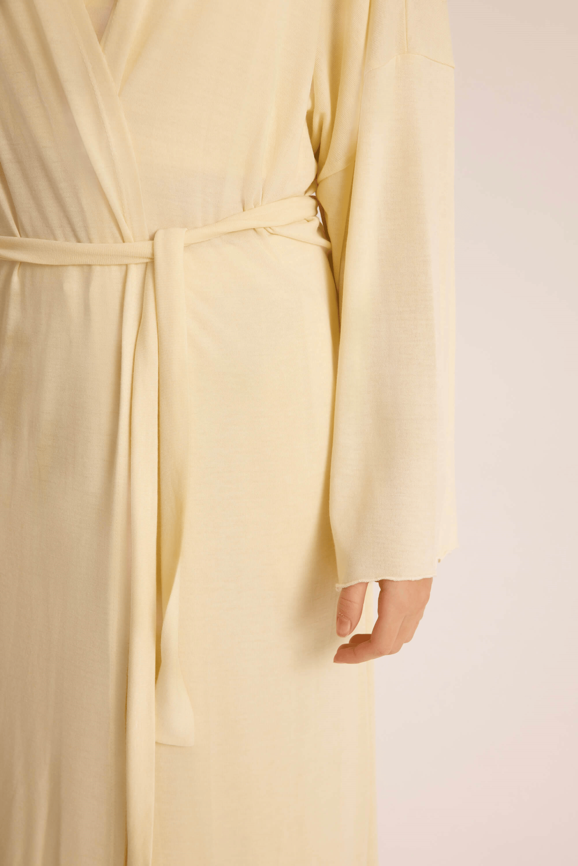 Raina Sarı Kimono Basic Üçlü Takım