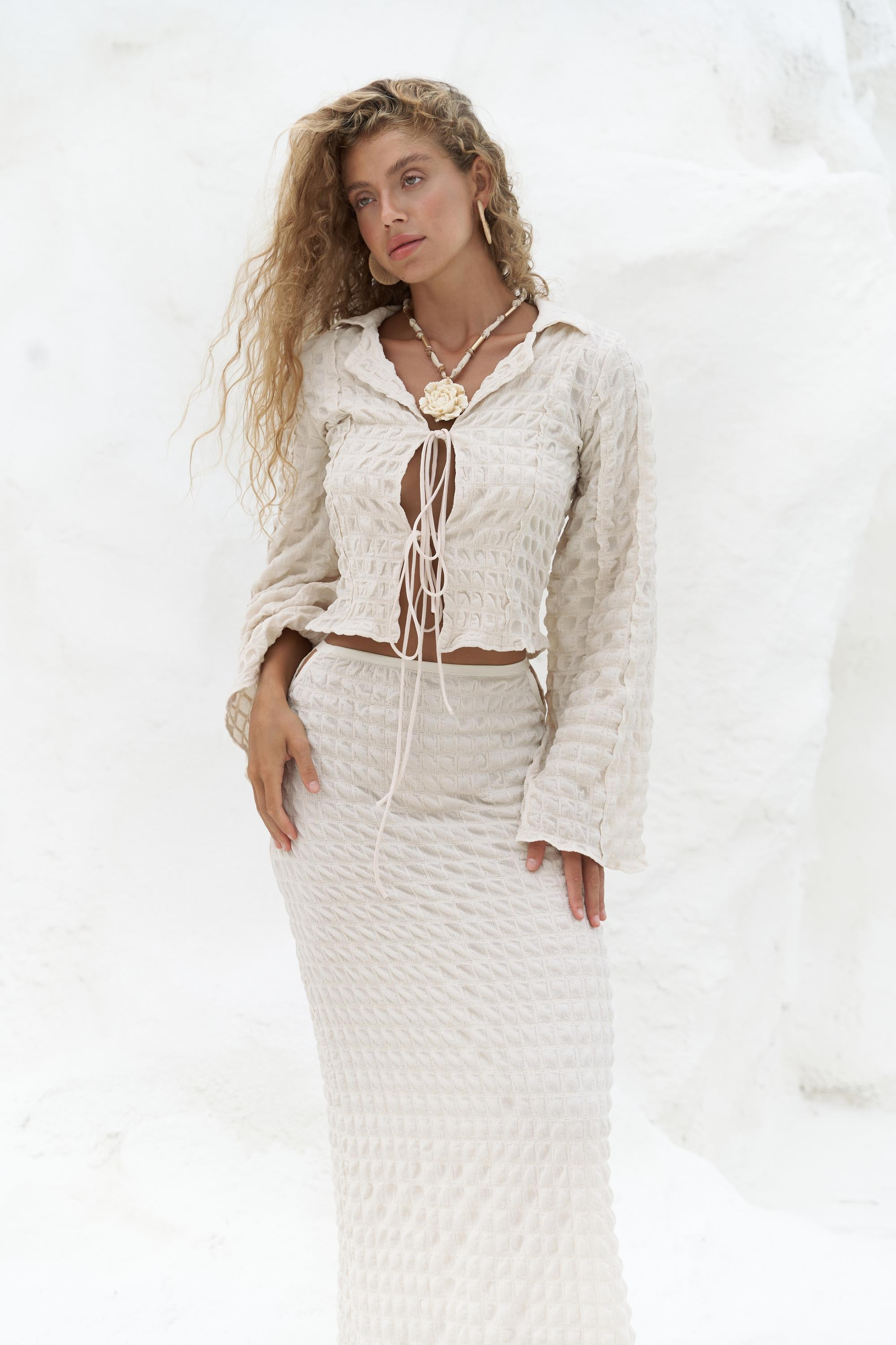 Rania Bej Gömlek Etek Takım