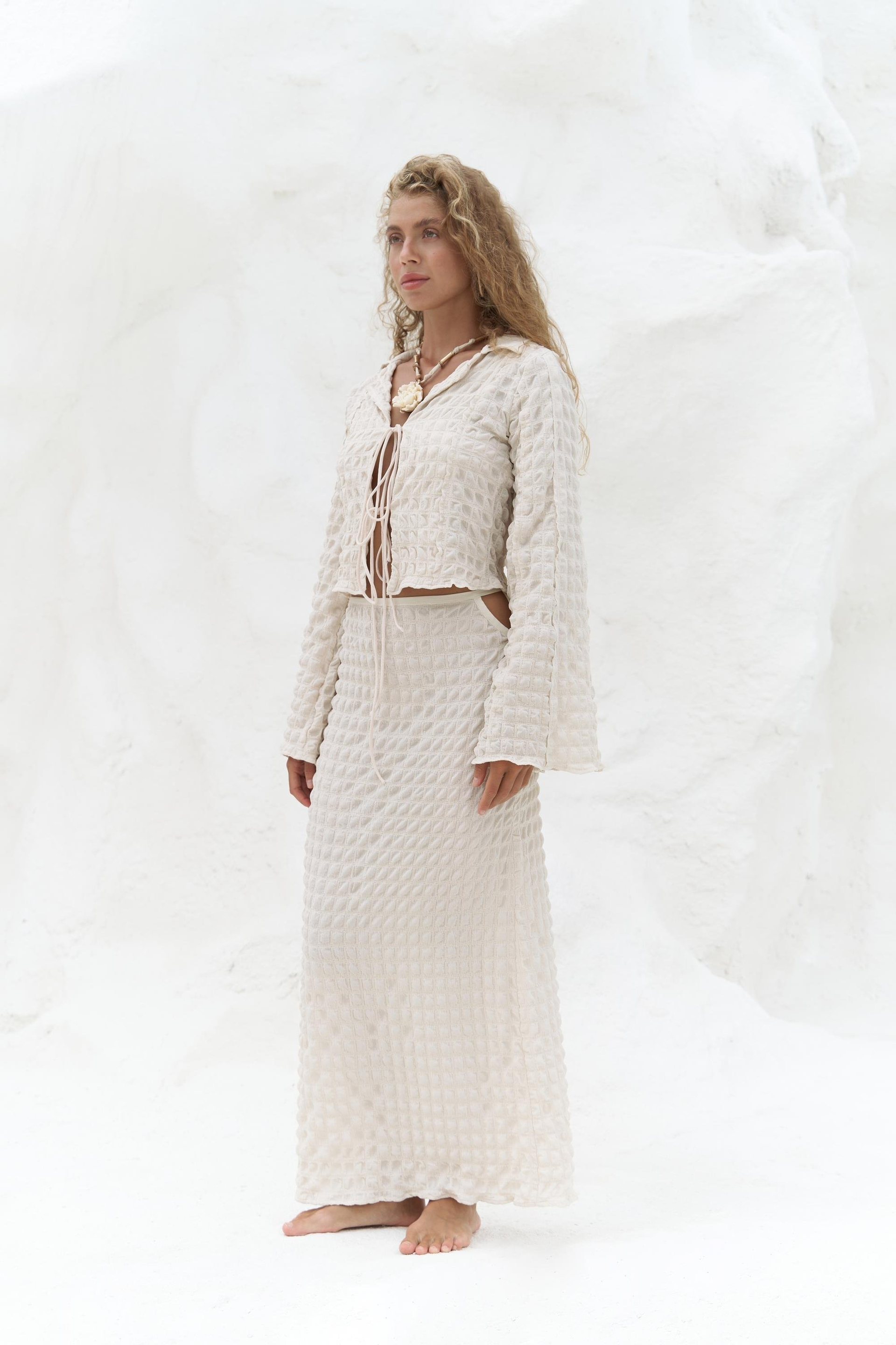 Rania Bej Gömlek Etek Takım