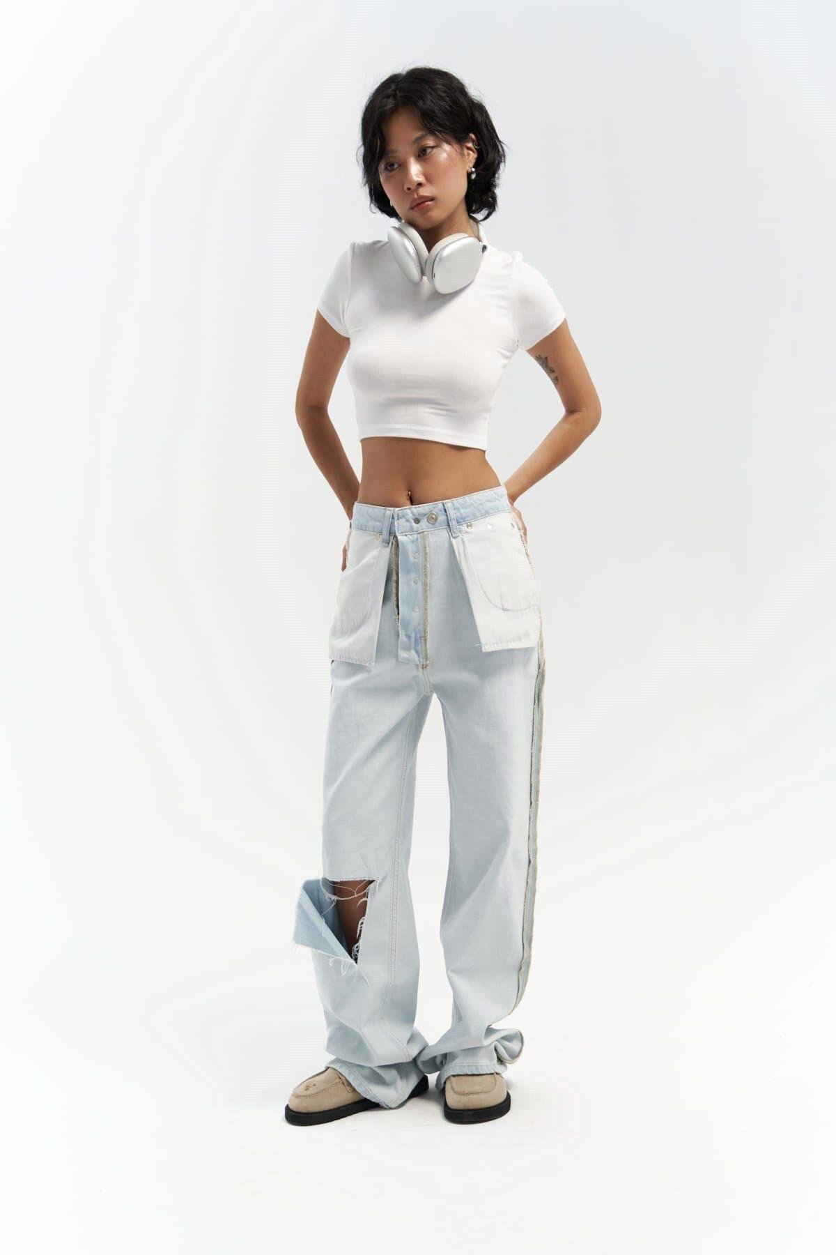 Remain Light Blue Reversed Jeans