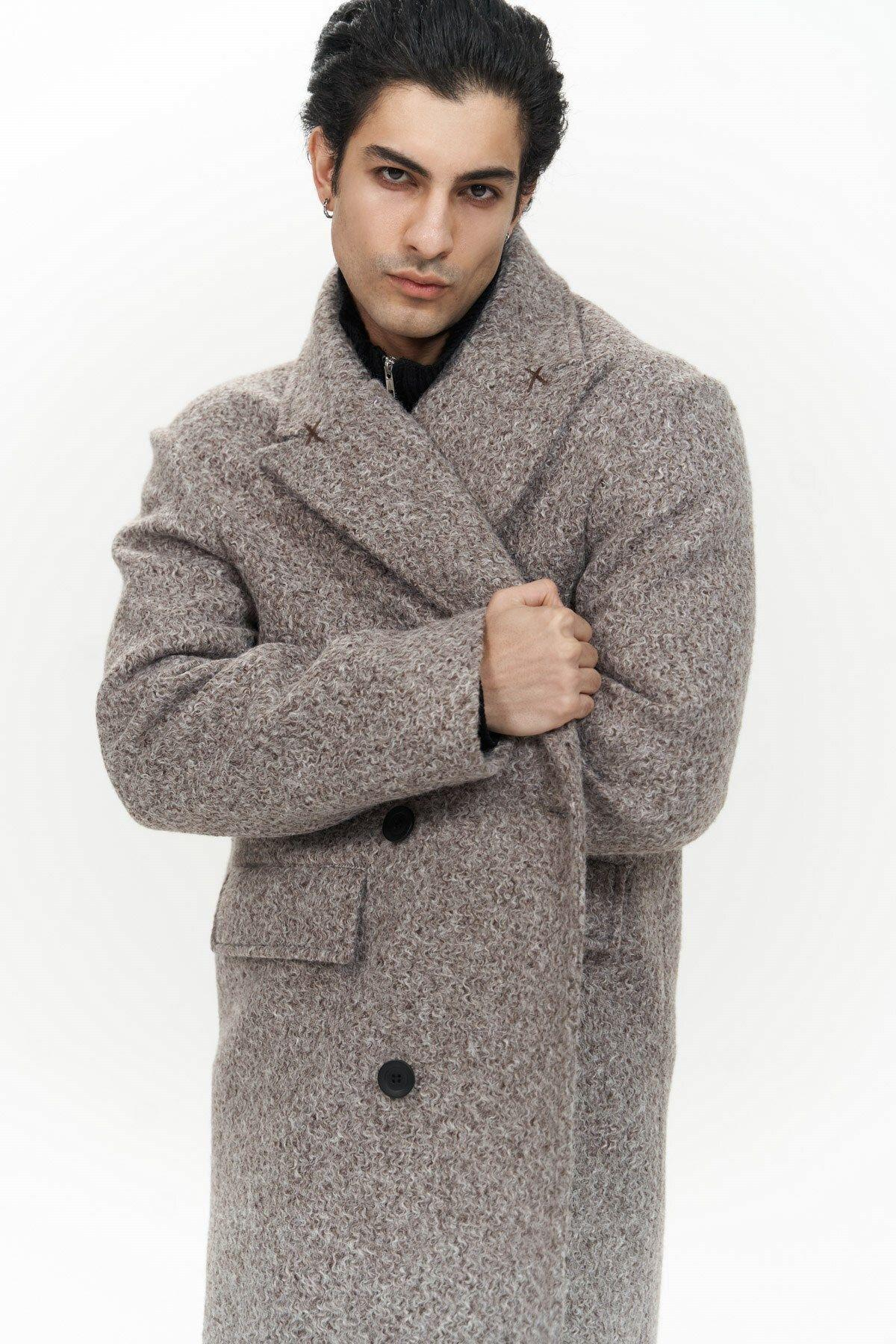Rodney Men's Brown Long Coat
