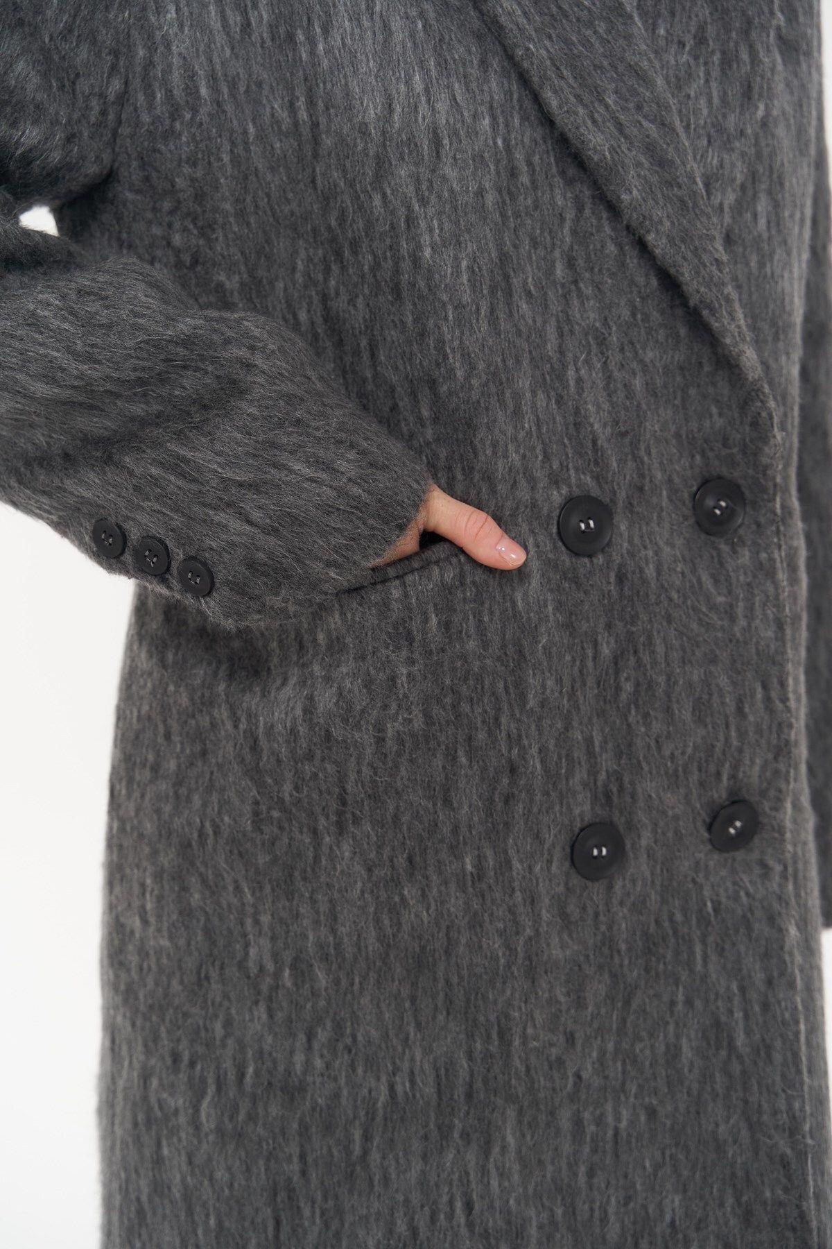 Rowling Anthracite Long Coat 