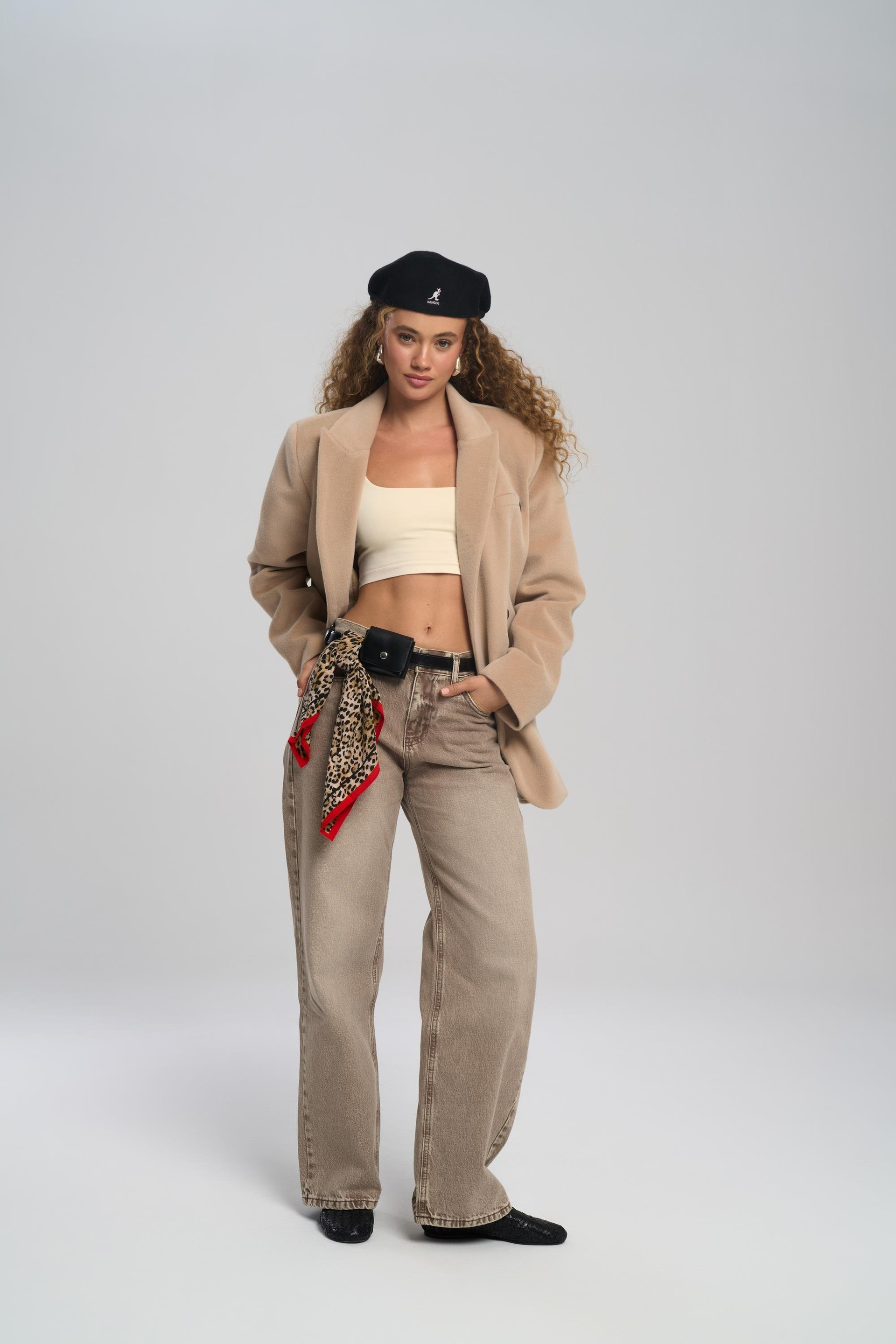 Runa Oversize Bej Blazer