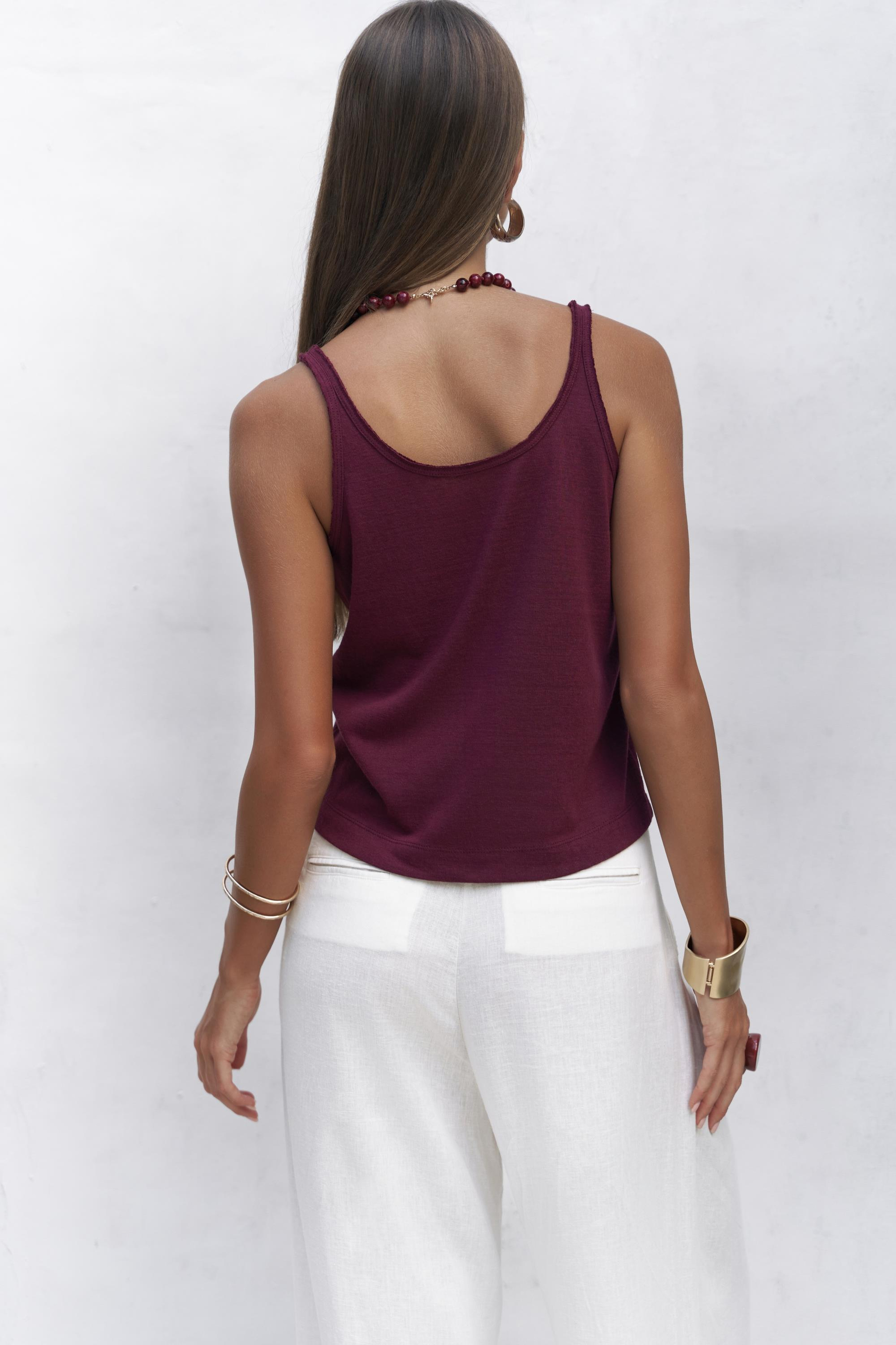 Salnor Basic Bordo Crop