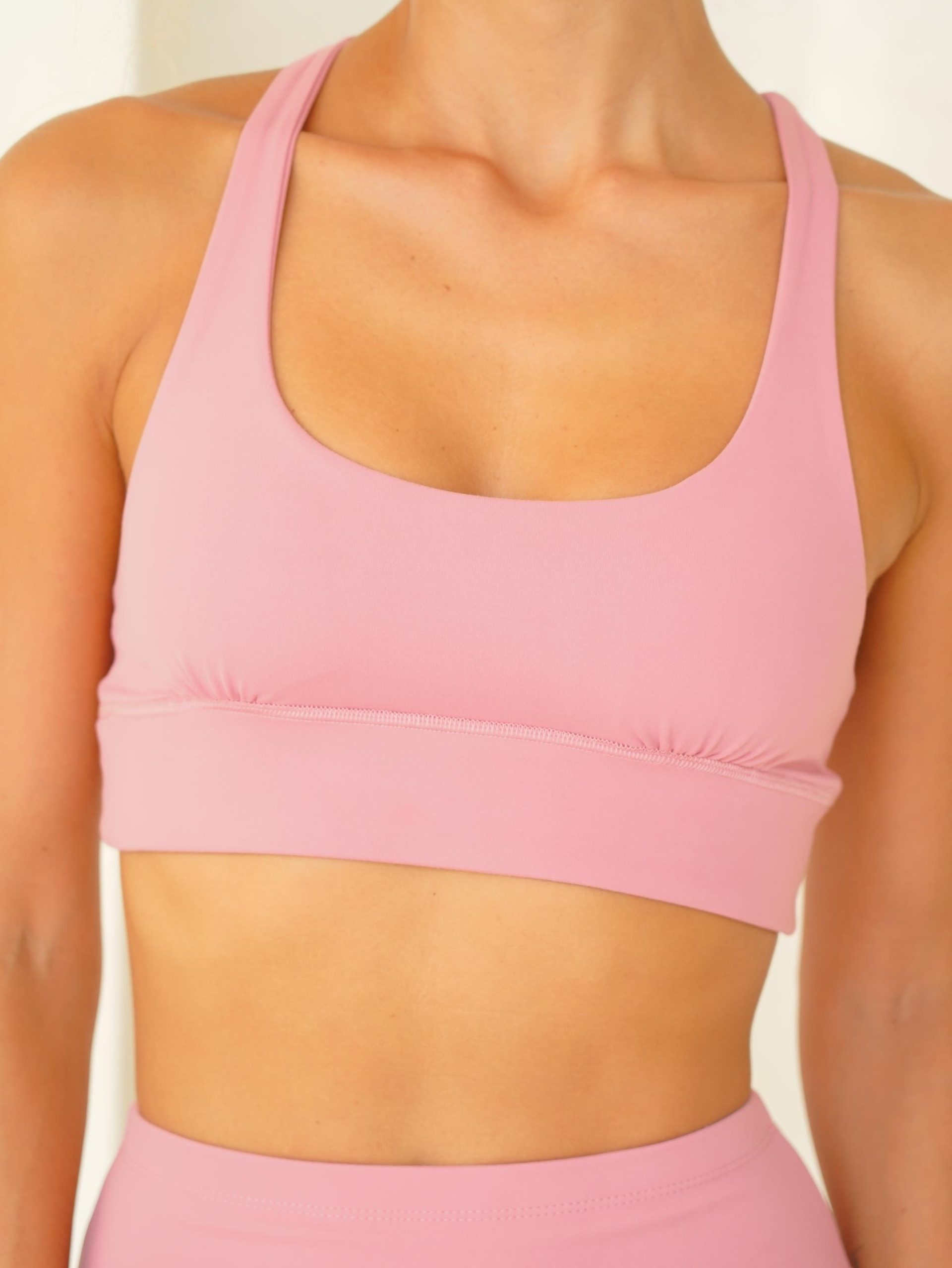 Samadhi Dikiş Detay Kısa Pembe Şort