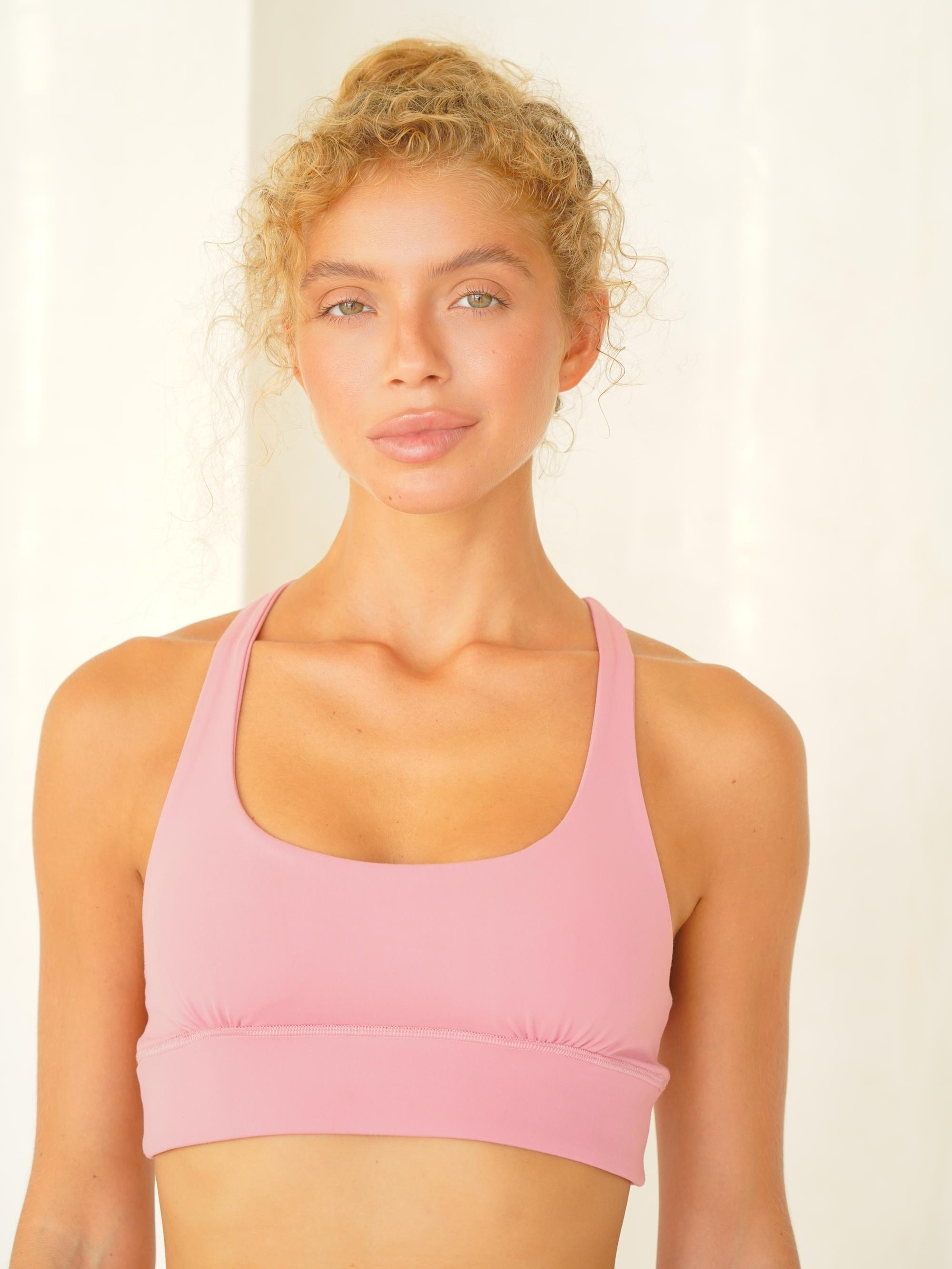 Samadhi Kaplı Spor Pembe Crop