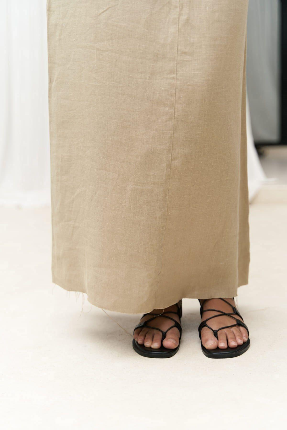 Samir Khaki Skirt 