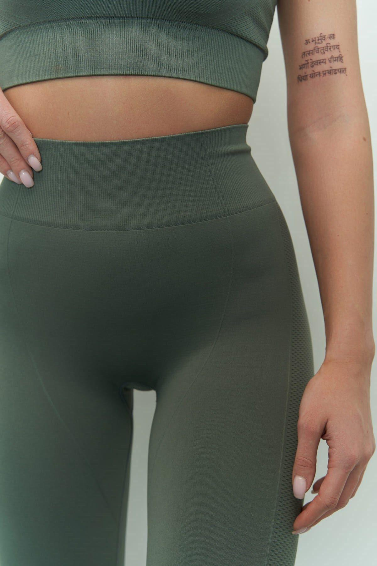 Sandra Yeşil Toparlayıcı Tayt