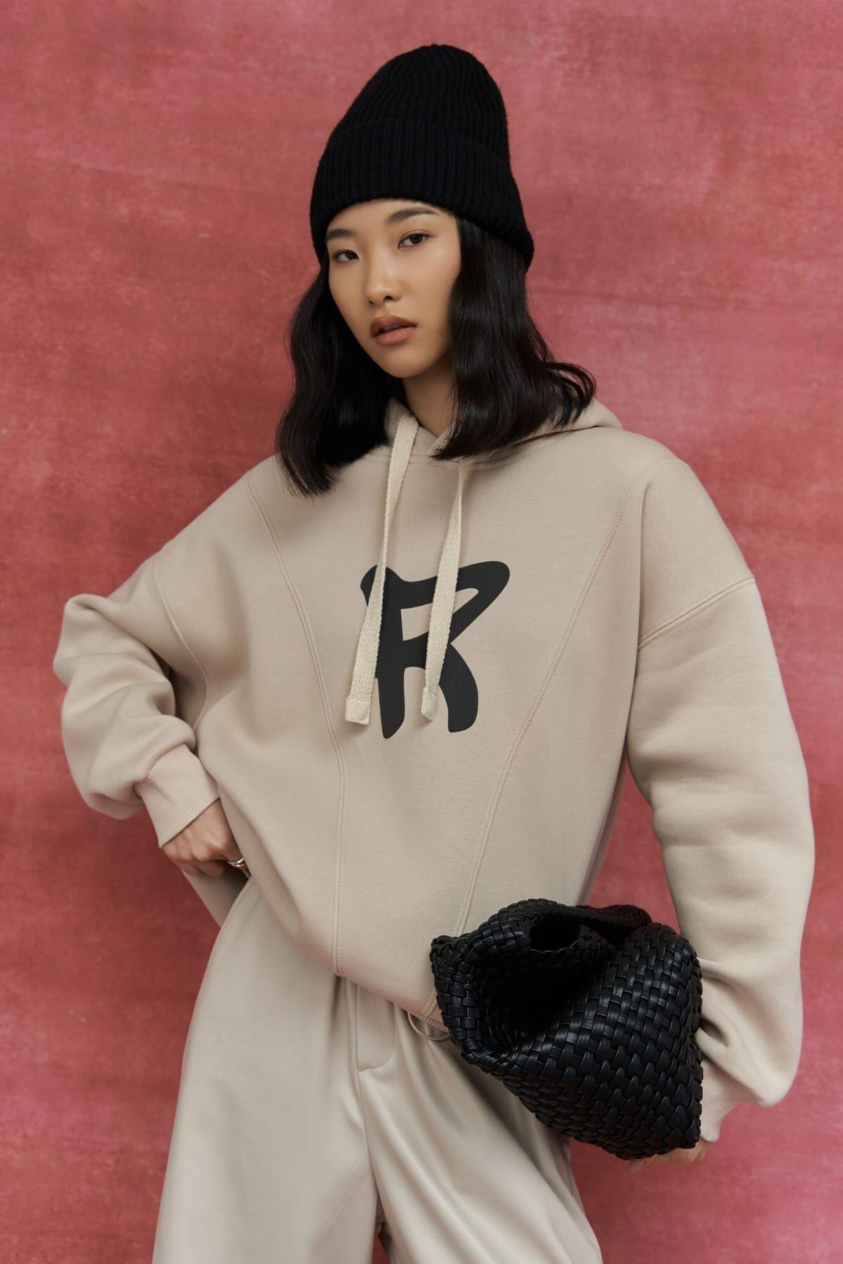 Sawyer Kemik Oversize Hoodie Sweatshirt