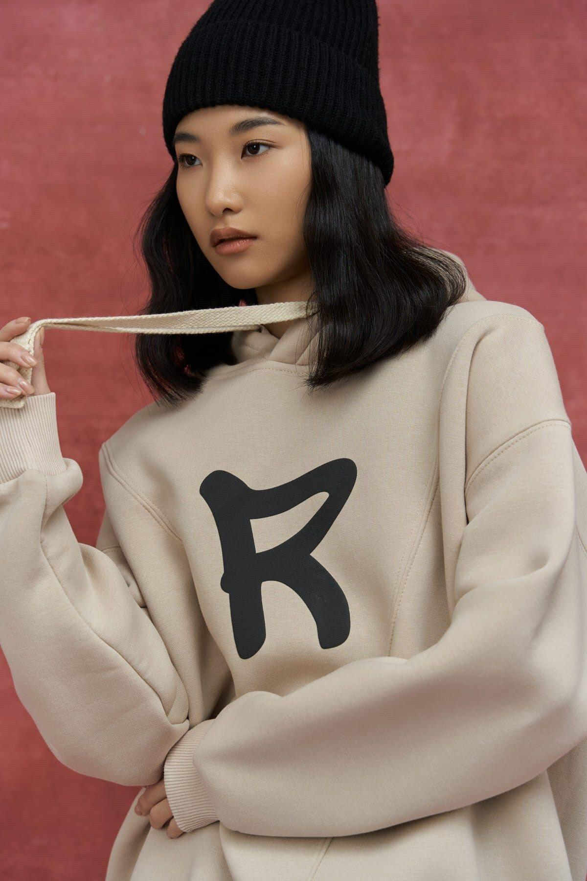 Sawyer Kemik Oversize Hoodie Sweatshirt