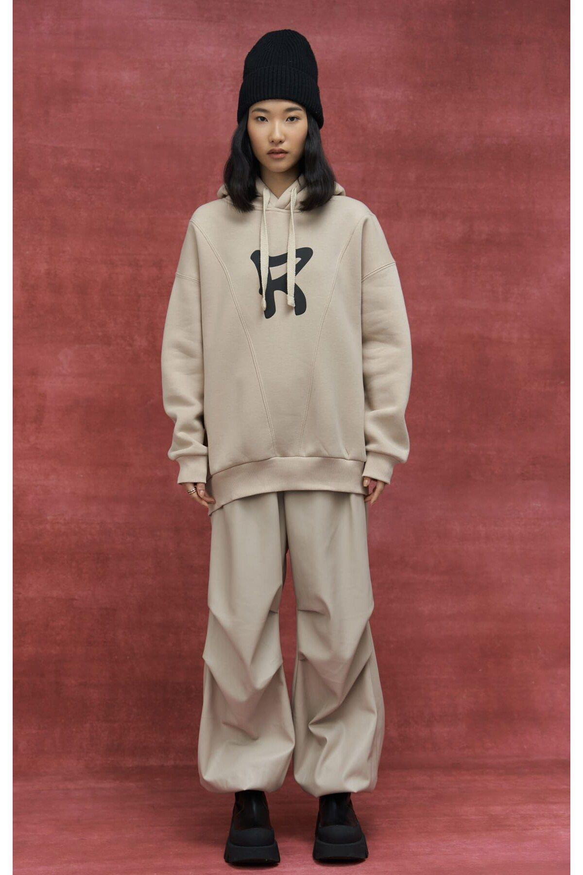 Sawyer Kemik Oversize Hoodie Sweatshirt