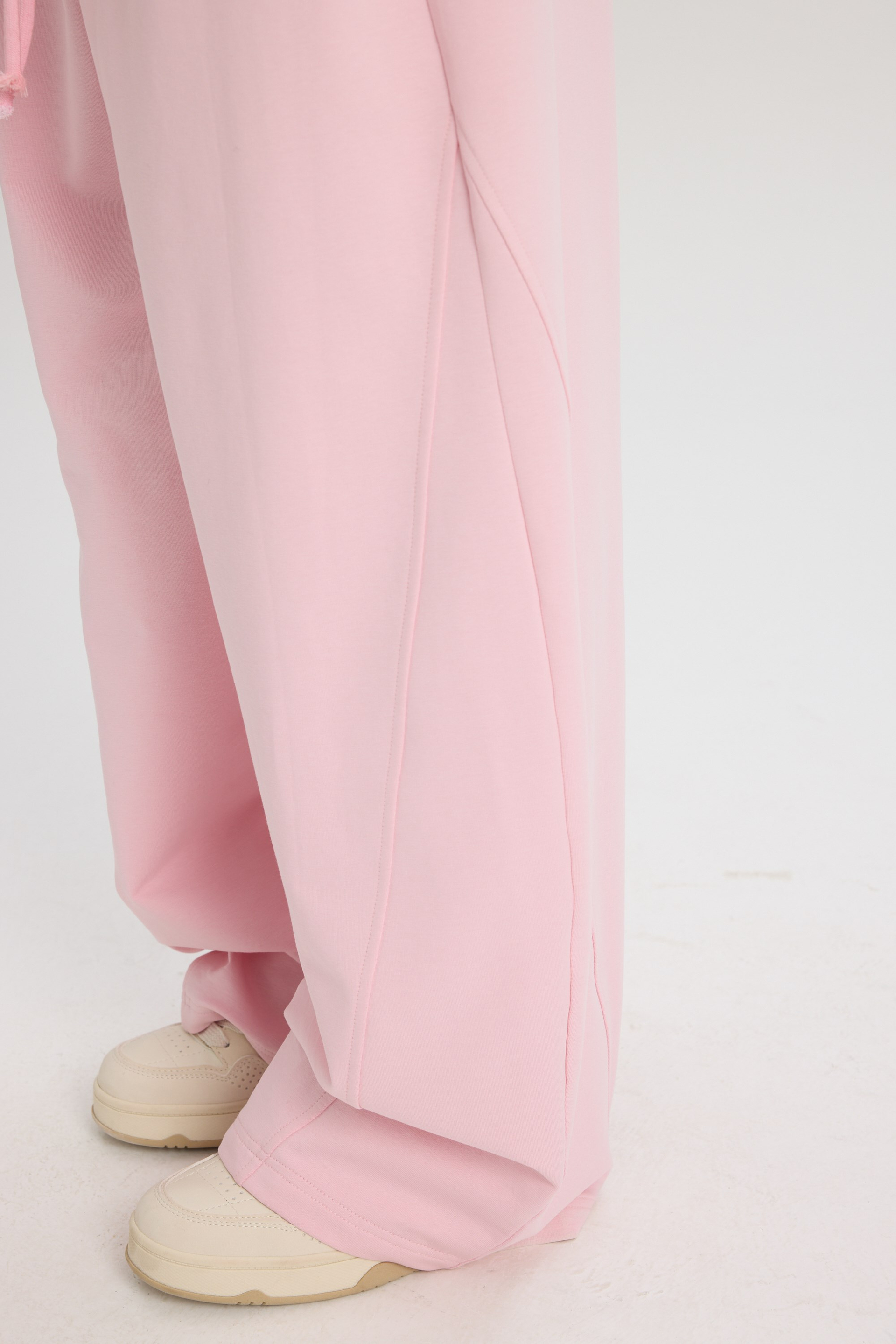 Scarlet Pembe Crop Eşofman Takım