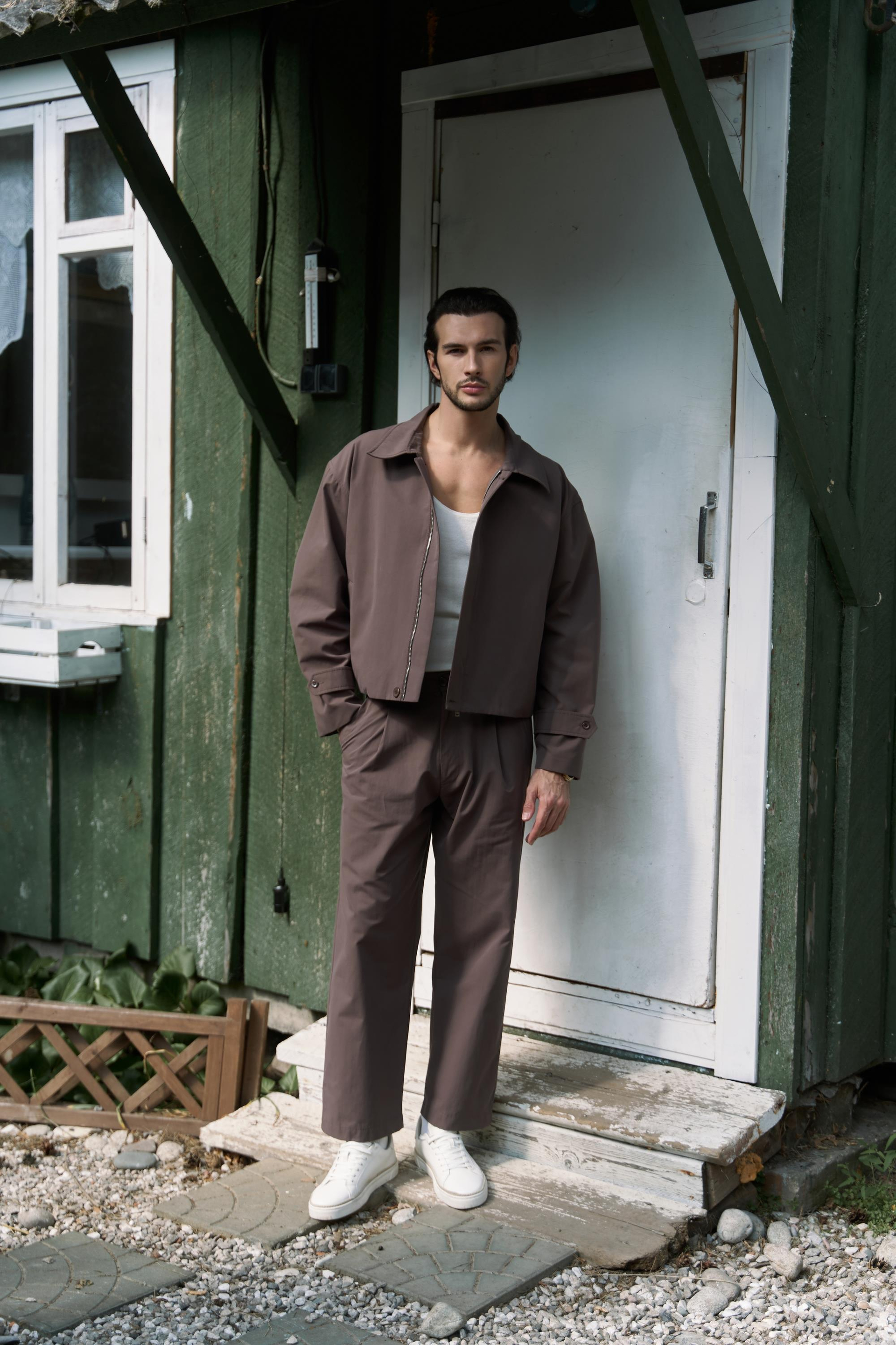 Sergio Düğmeli Kahve Erkek Pantolon