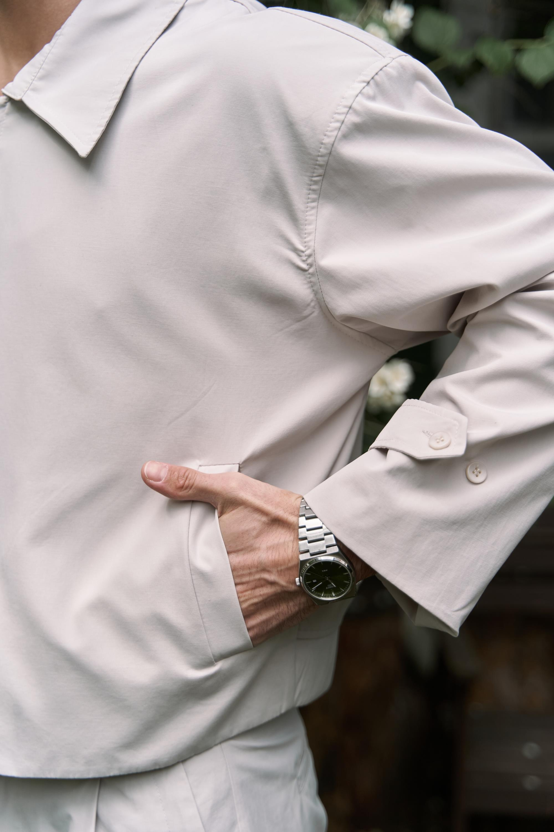 Sergio Kemer Detay Gri Erkek Ceket