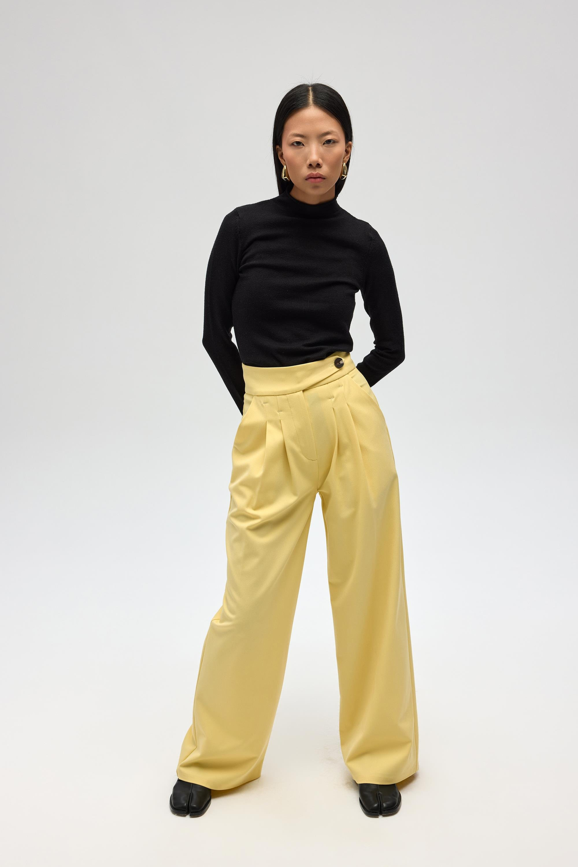 Serina Balıkçı Yaka Siyah İnce Triko