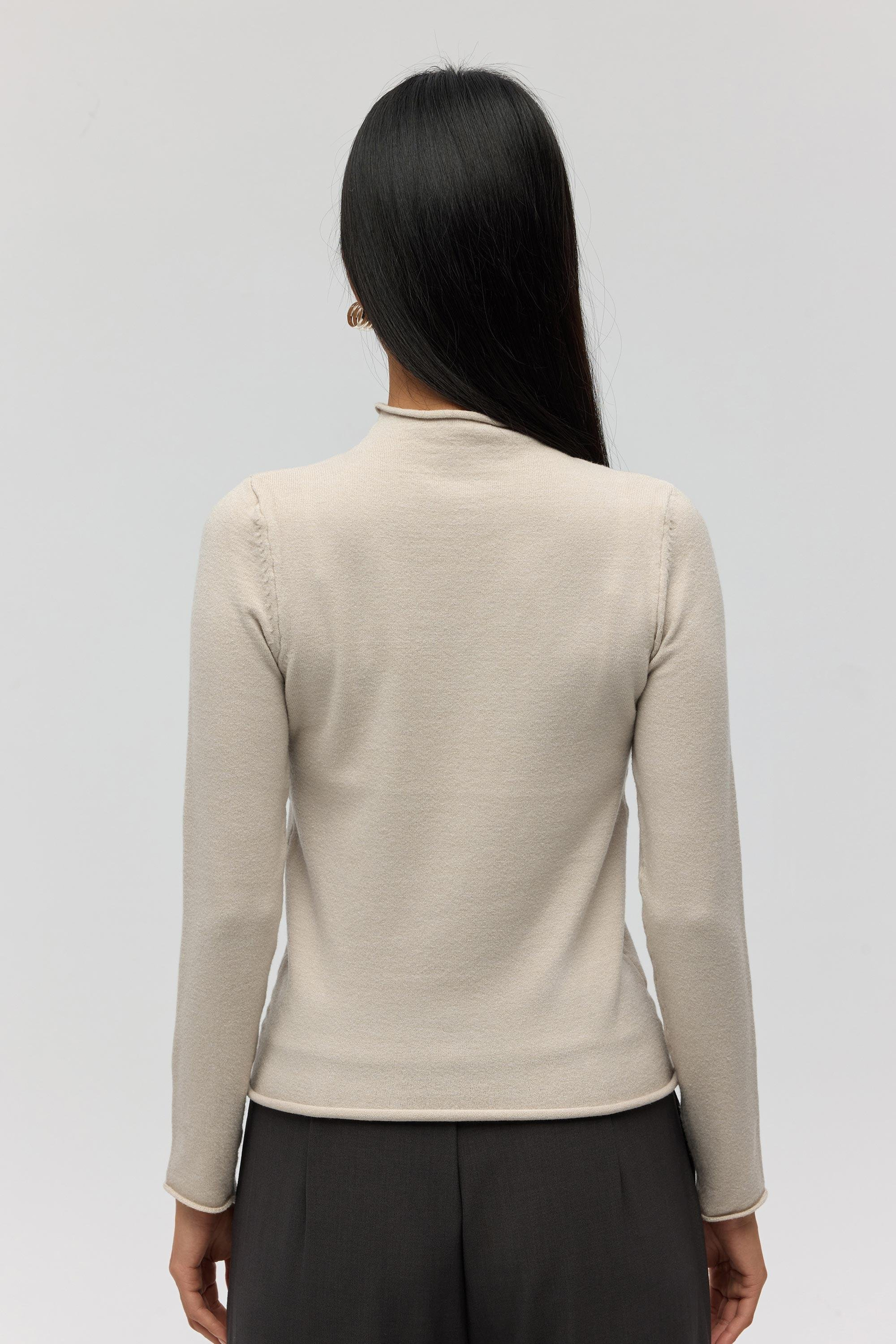 Serina Balıkçı Yaka Taş İnce Triko