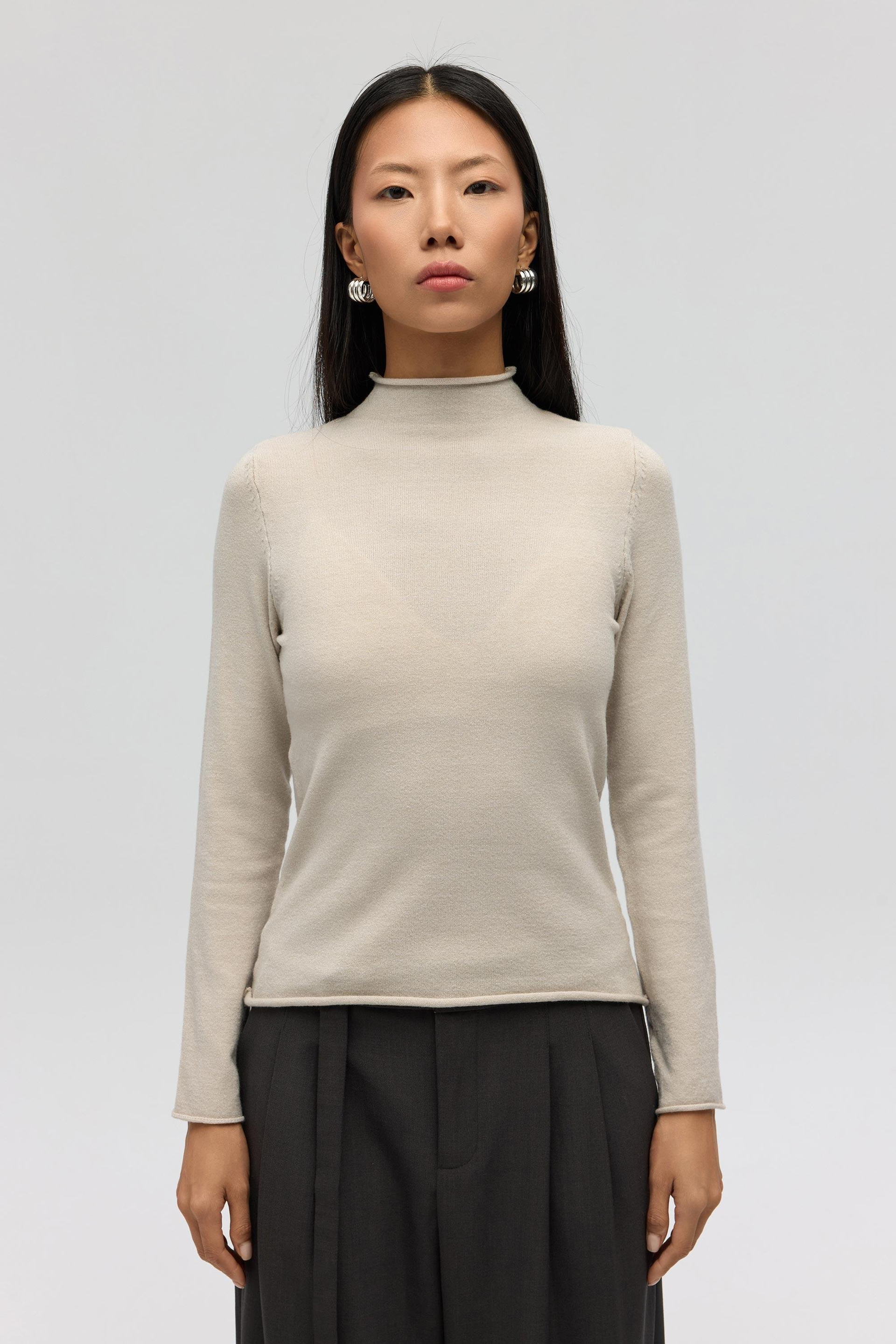 Serina Balıkçı Yaka Taş İnce Triko