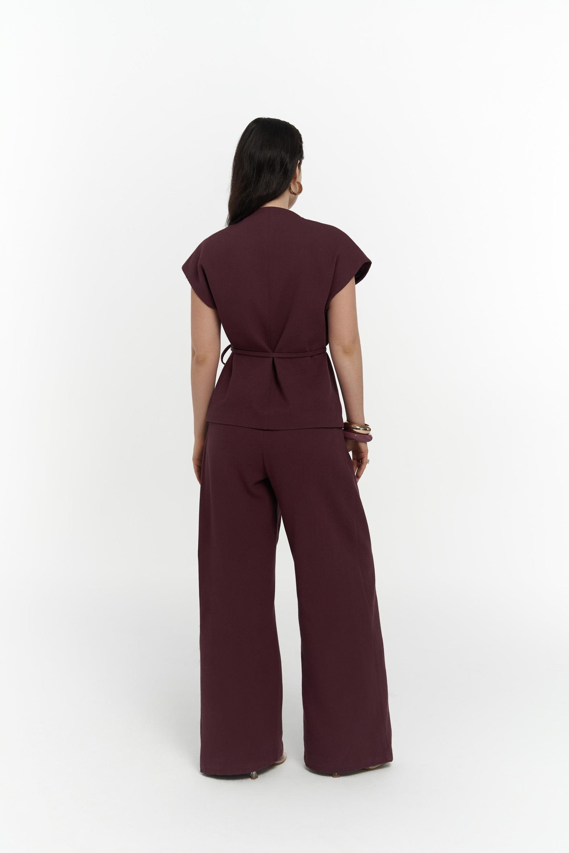 Sorrenio Bordo Yelek Pantolon Takım