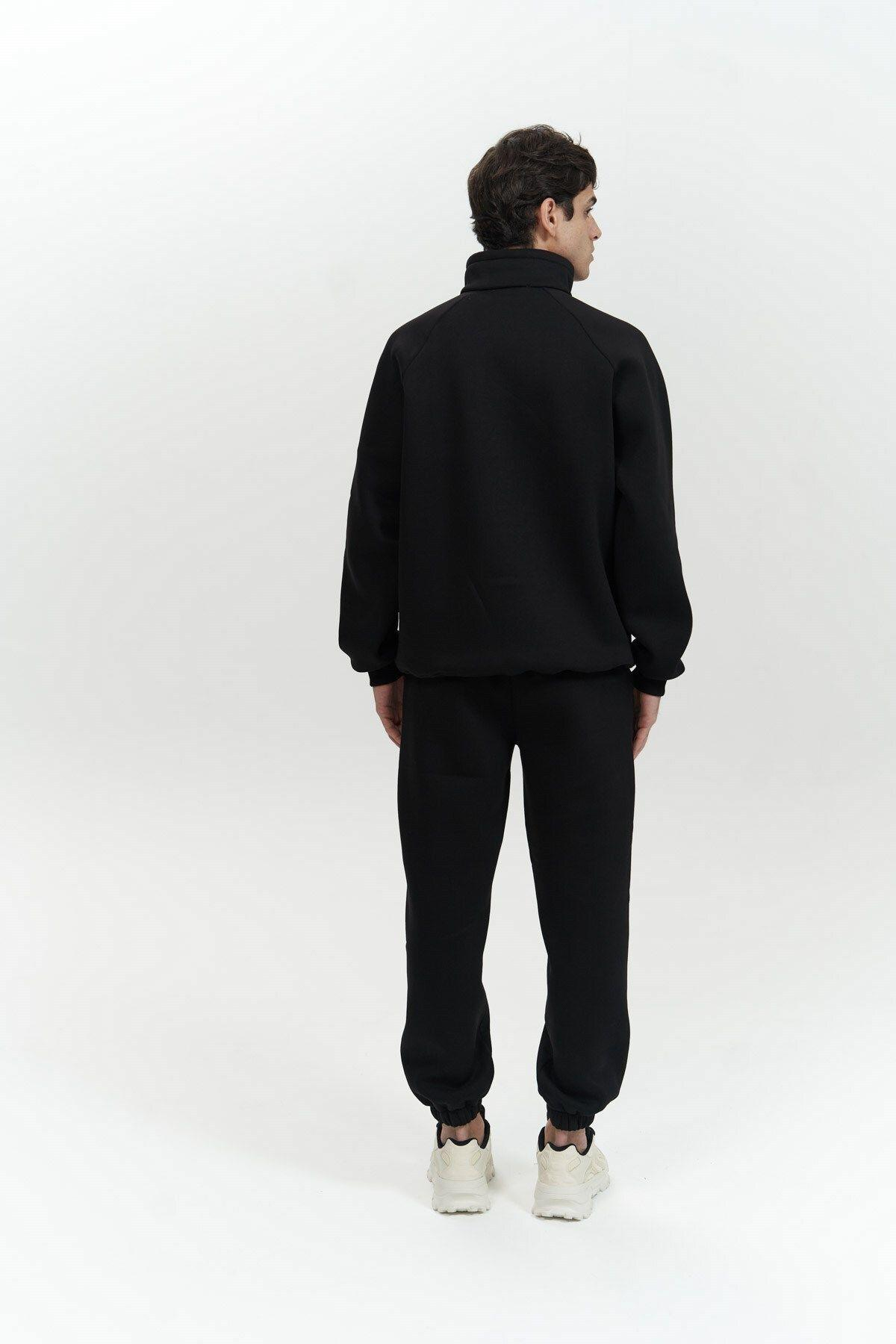 Stephen Men's Zip-Up Black Tracksuit