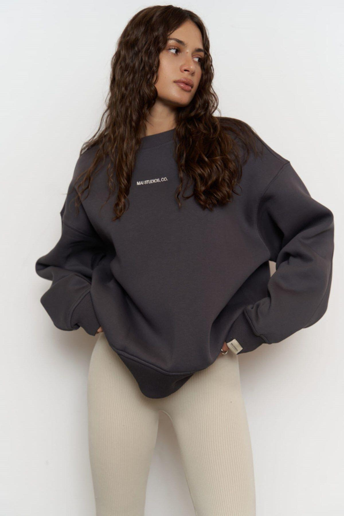 Street Studios Anthracite Oversize Sweatshirt