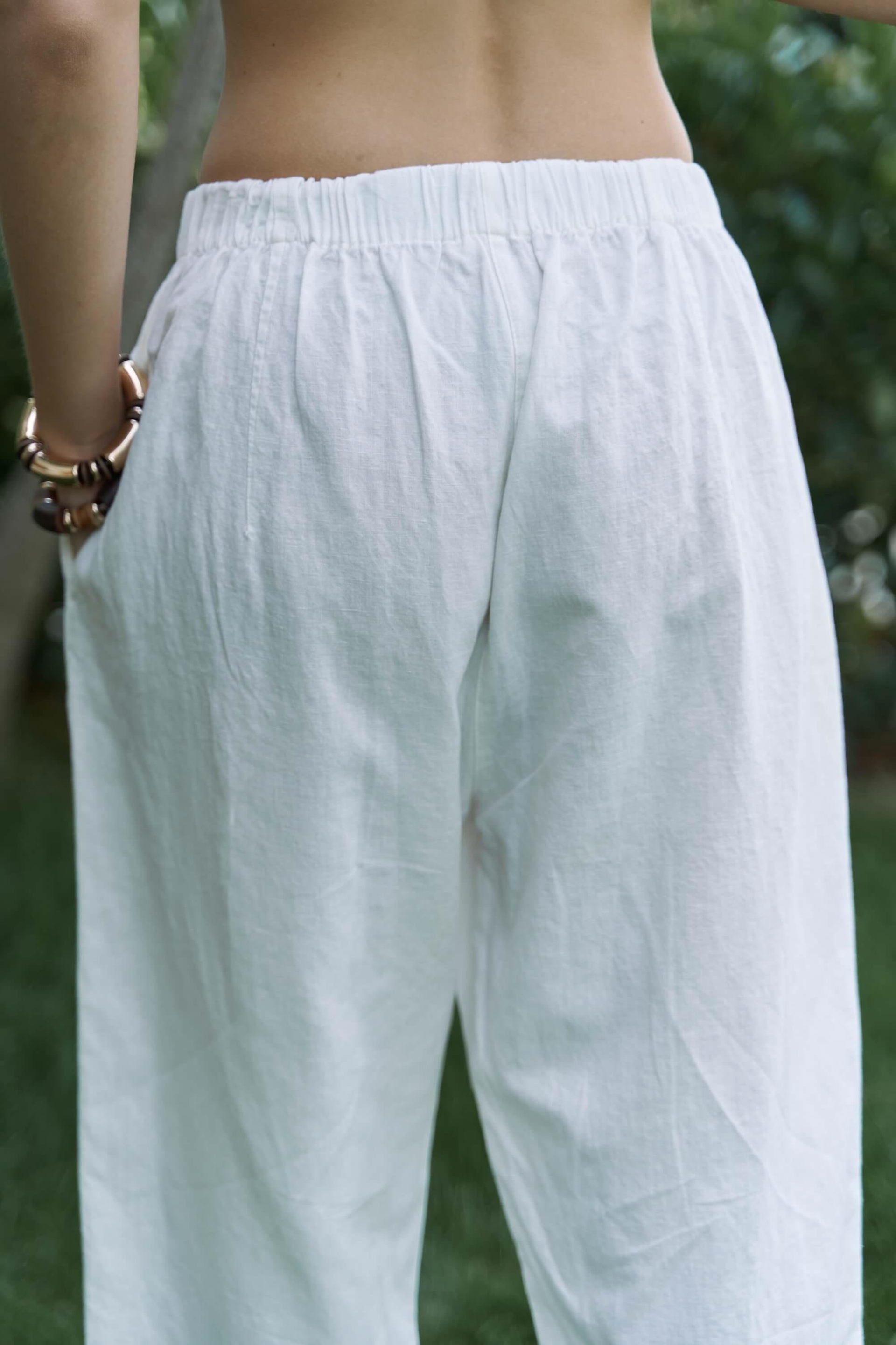 Struana Kruvaze Ekru Crop Pantolon Takım