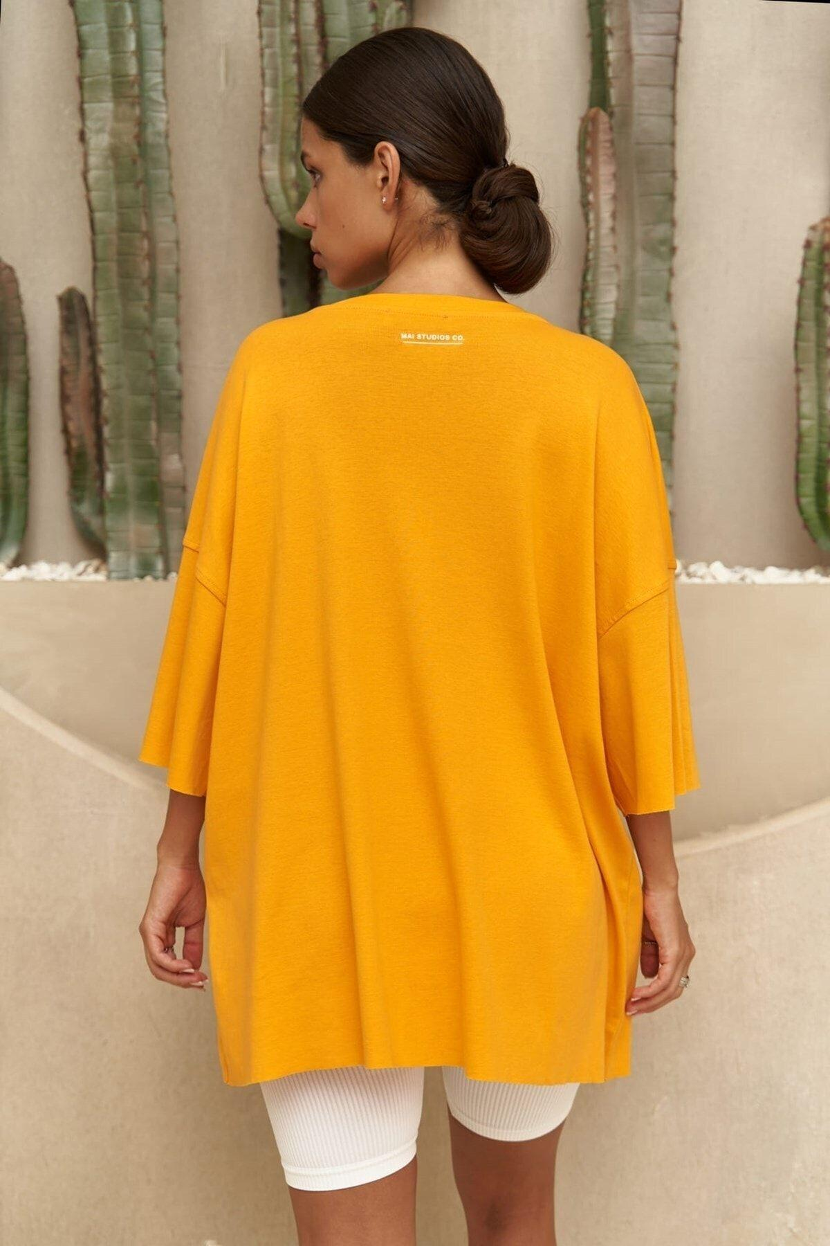 Taylor Oversized Orange T-Shirt