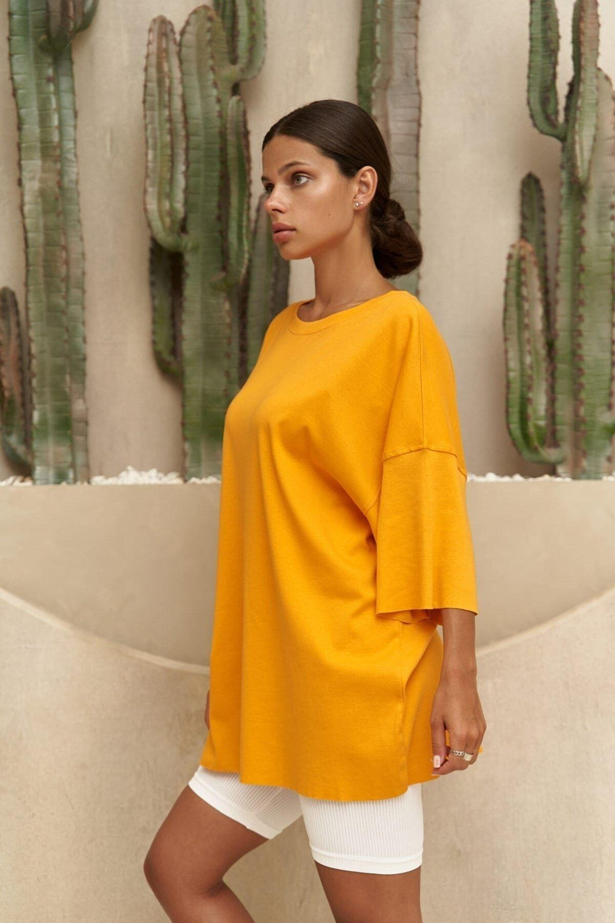 Taylor Oversized Orange T-Shirt