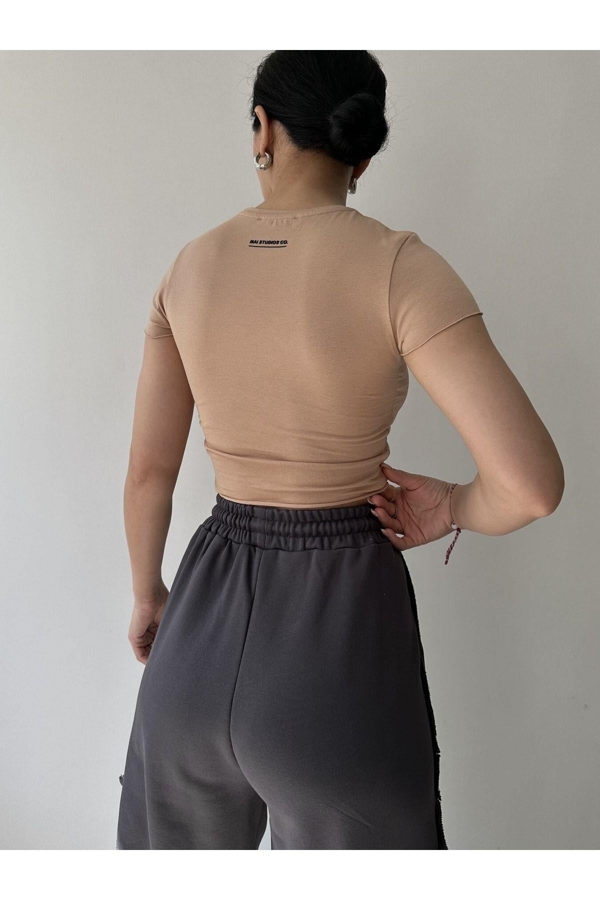 Toppin Caramel Jersey Crop