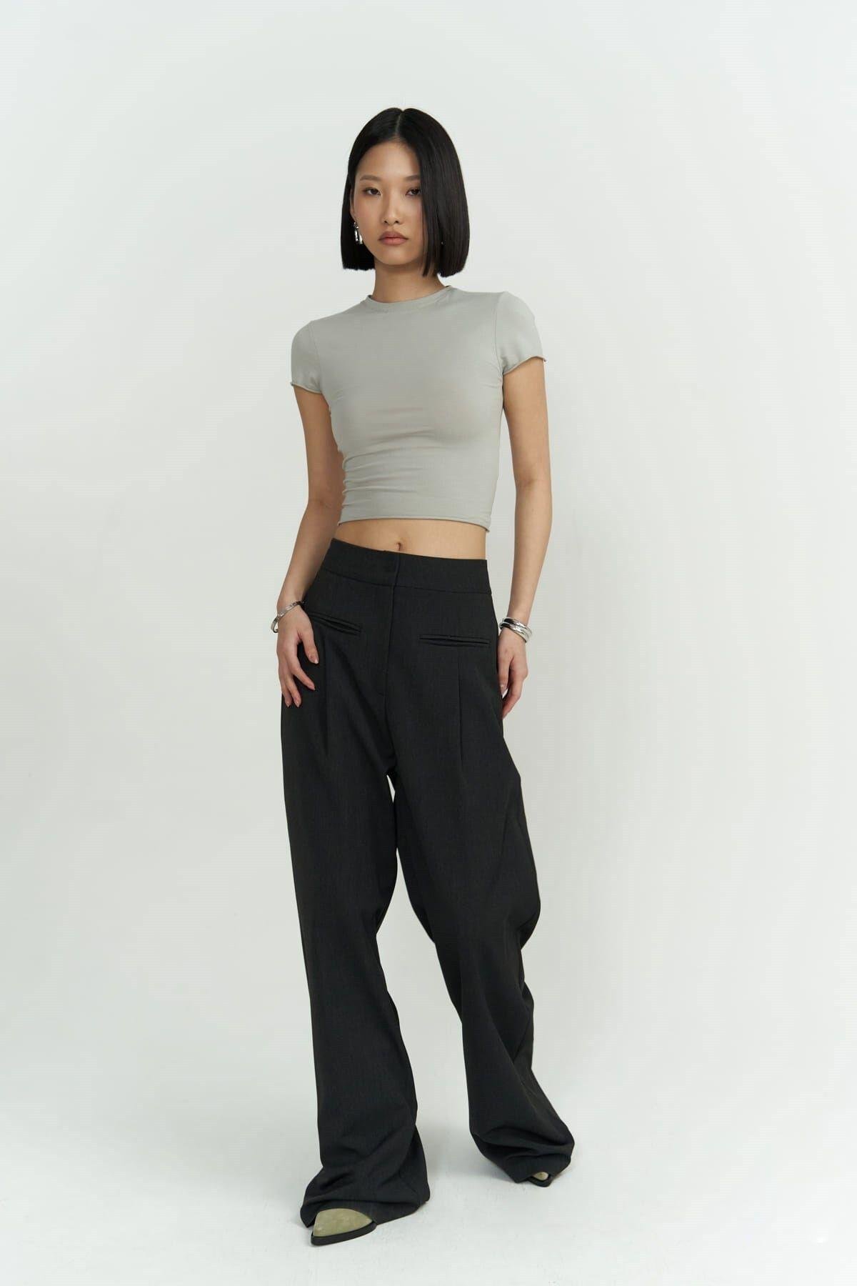 Toppin Duman Penye Crop