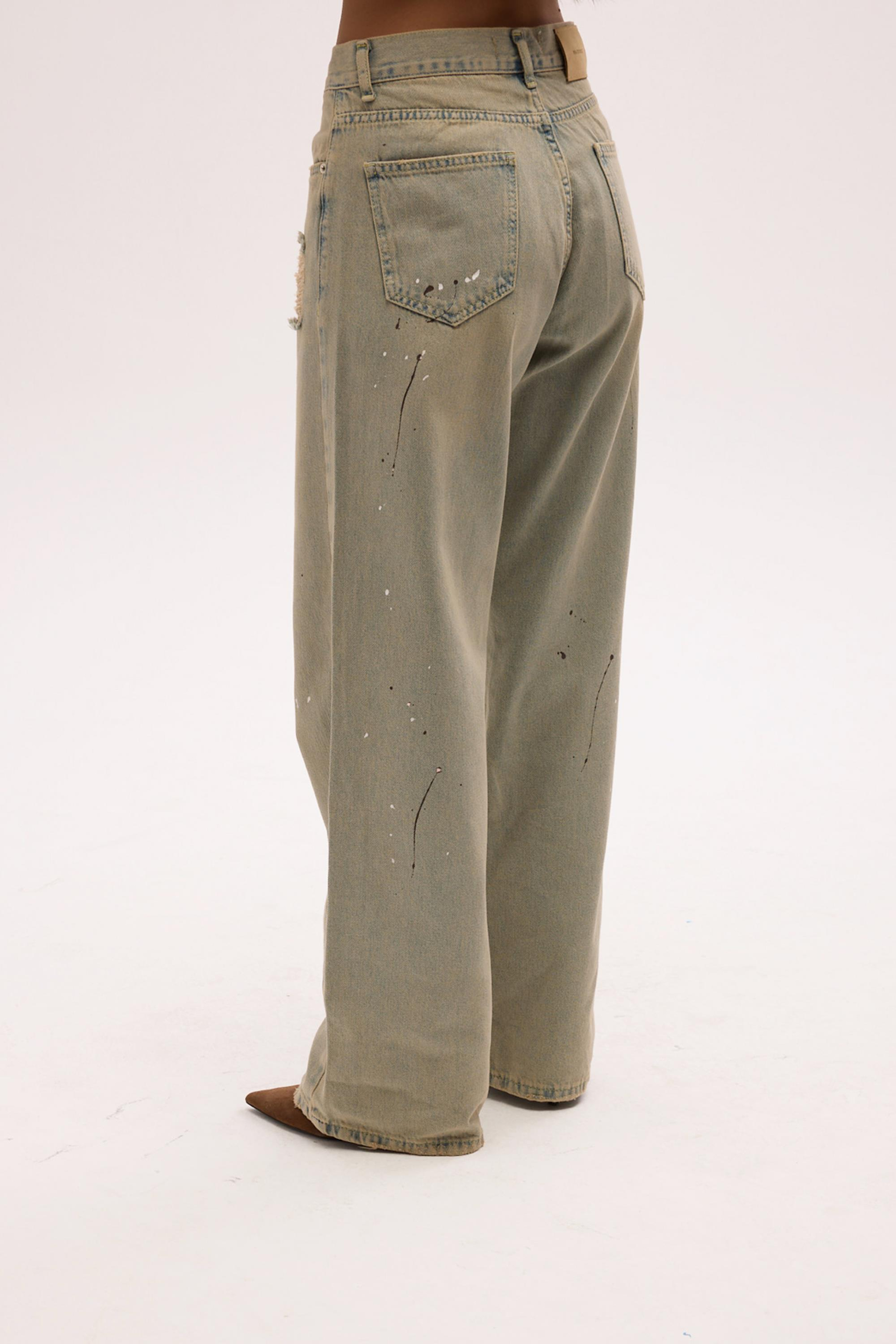 Touch Dusty Green Jean Pants