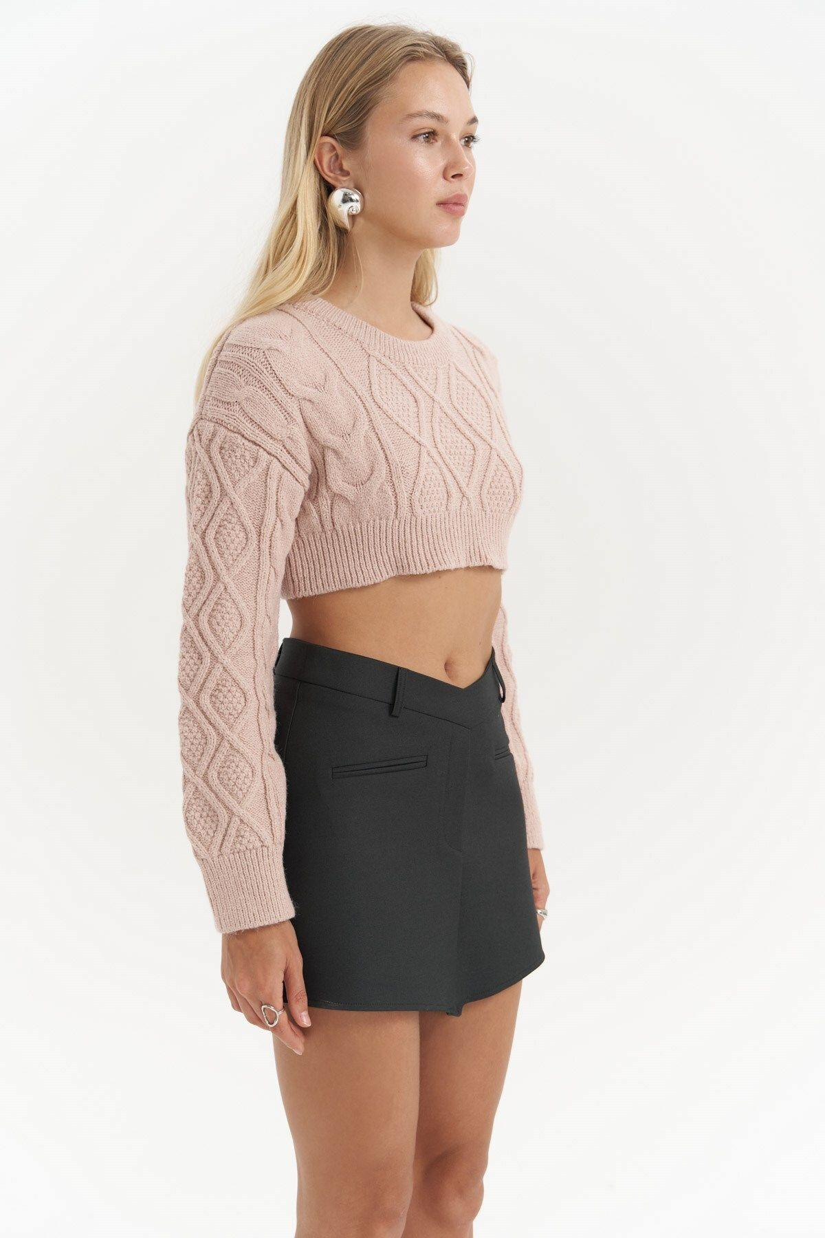 Triana Dark Anthracite Mini Skirt