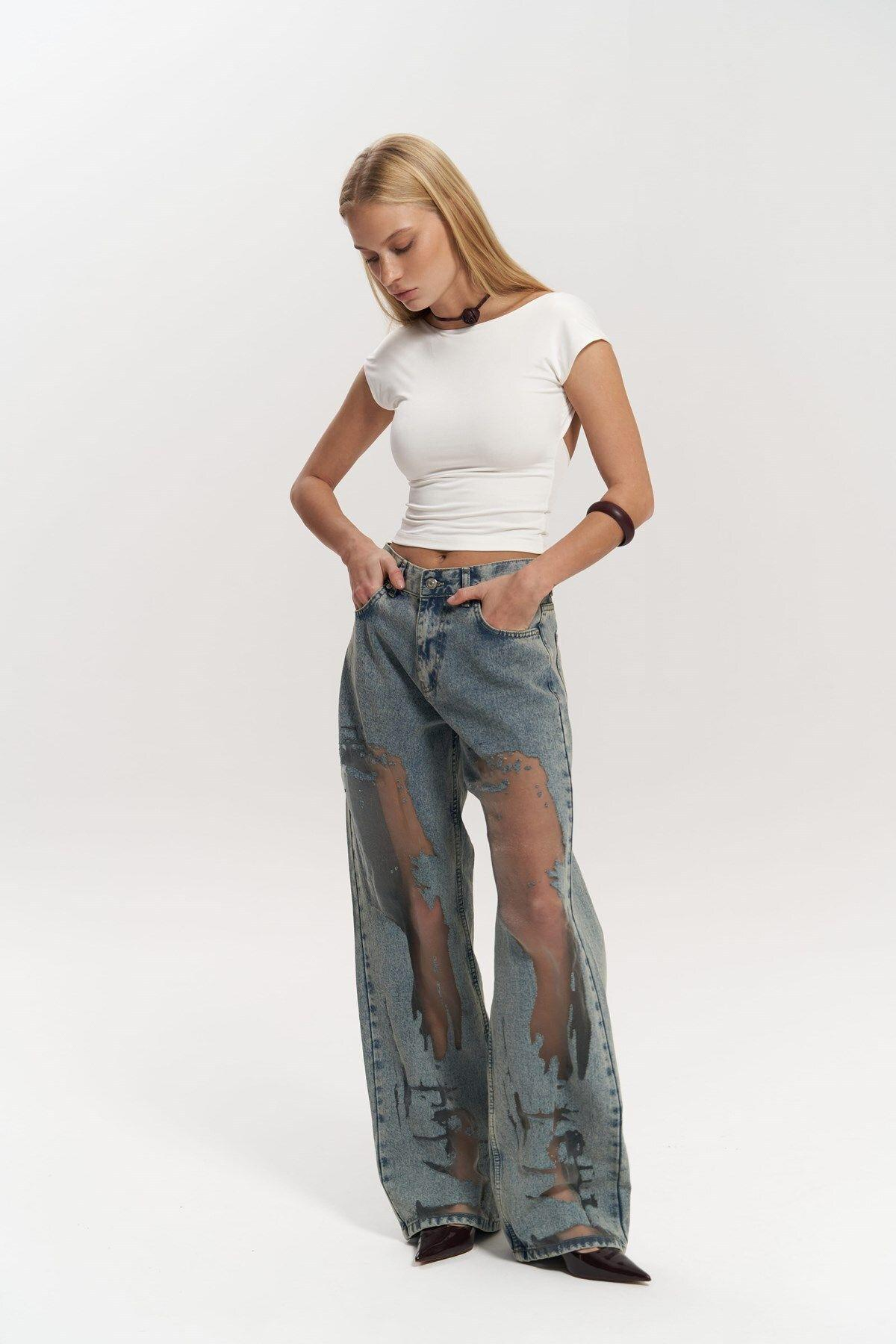 Trixie Blue Transparent Jeans