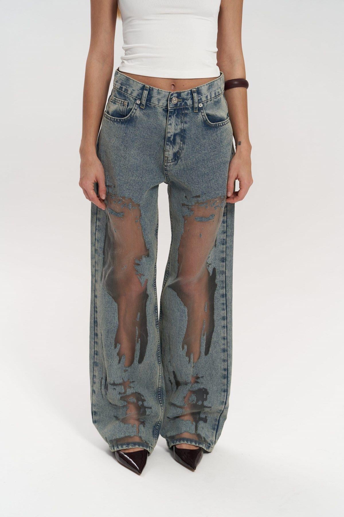 Trixie Blue Transparent Jeans